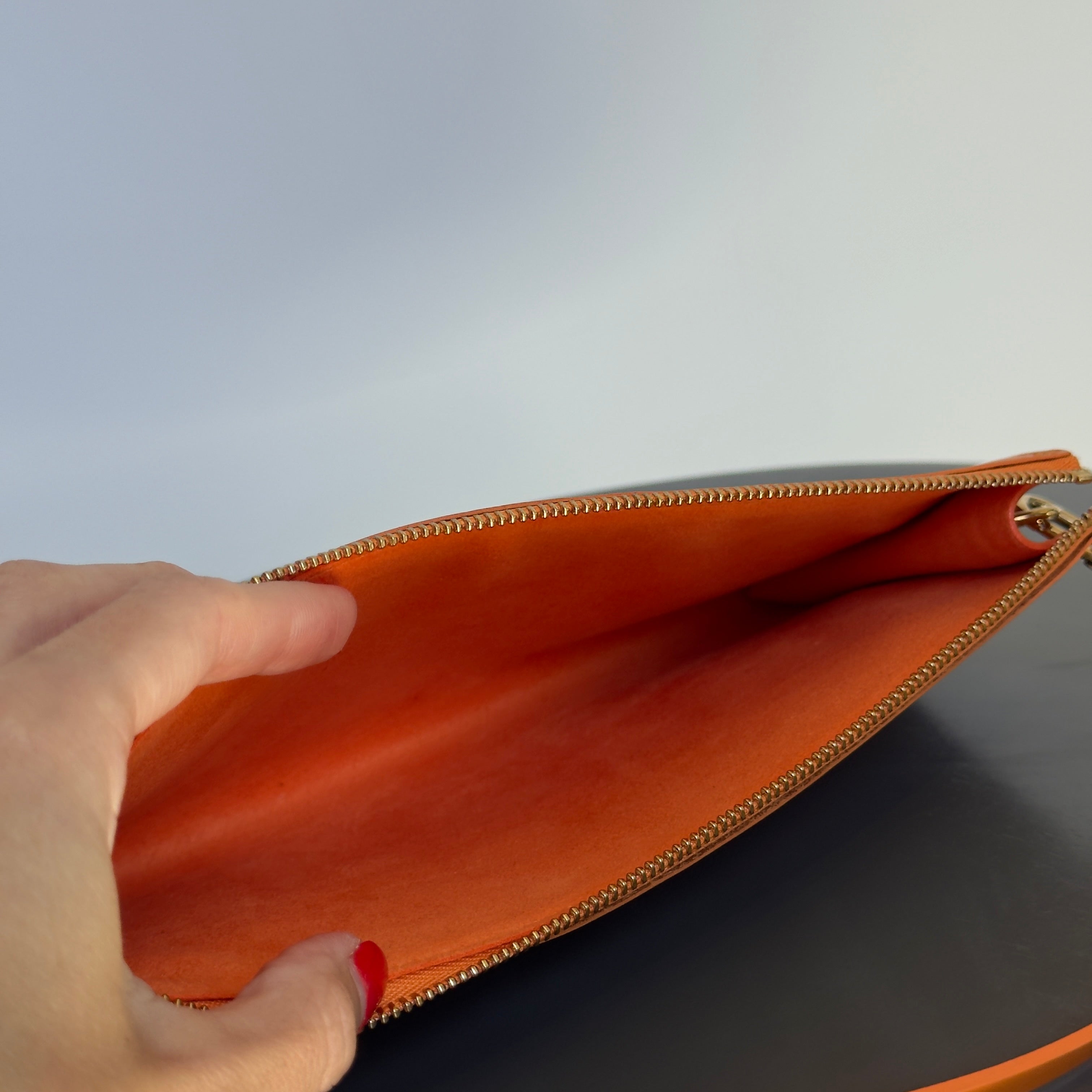 Louis Vuitton Epi Leather Papillon Pochette Orange - Queen May