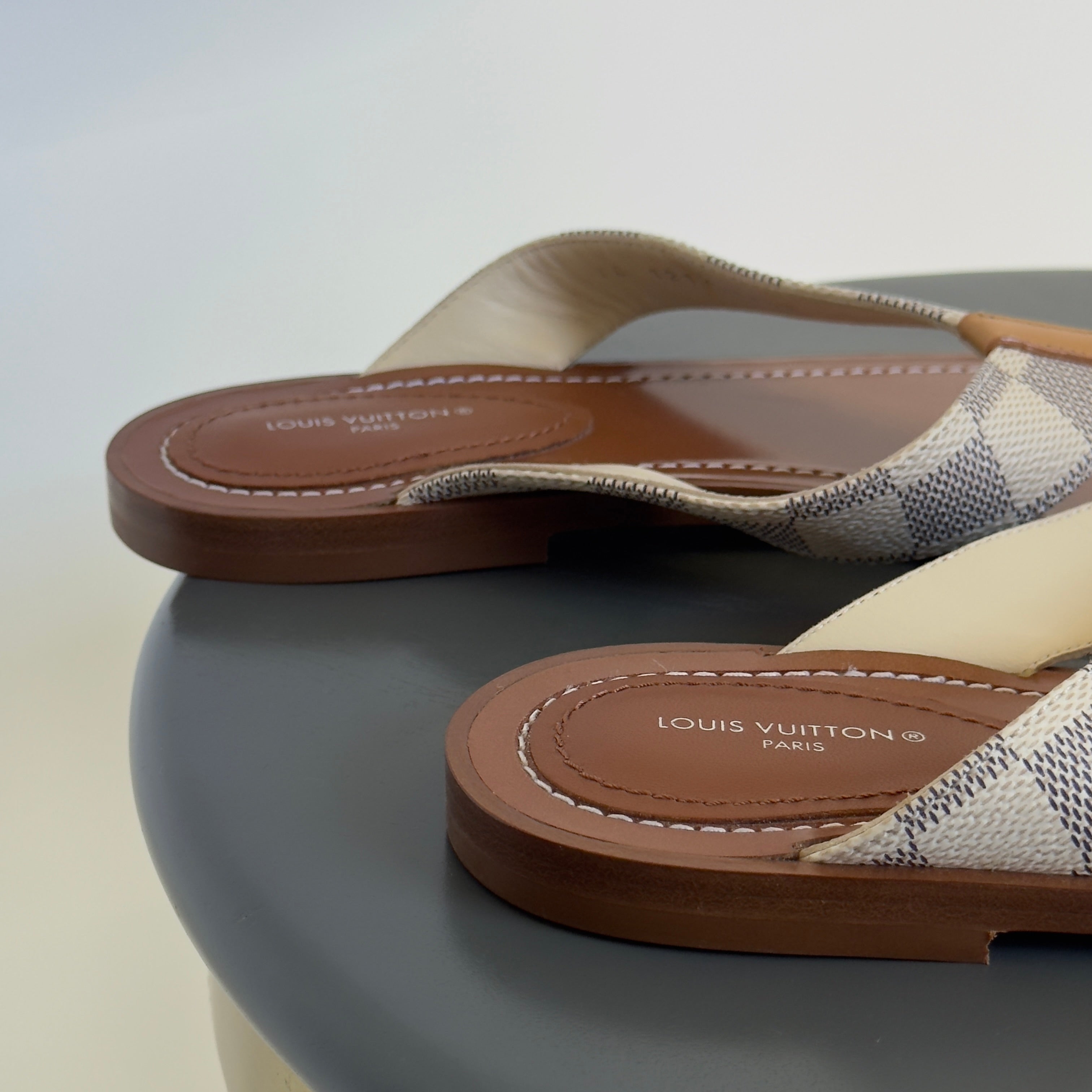 Louis Vuitton Damier Azur Sandals - Queen May