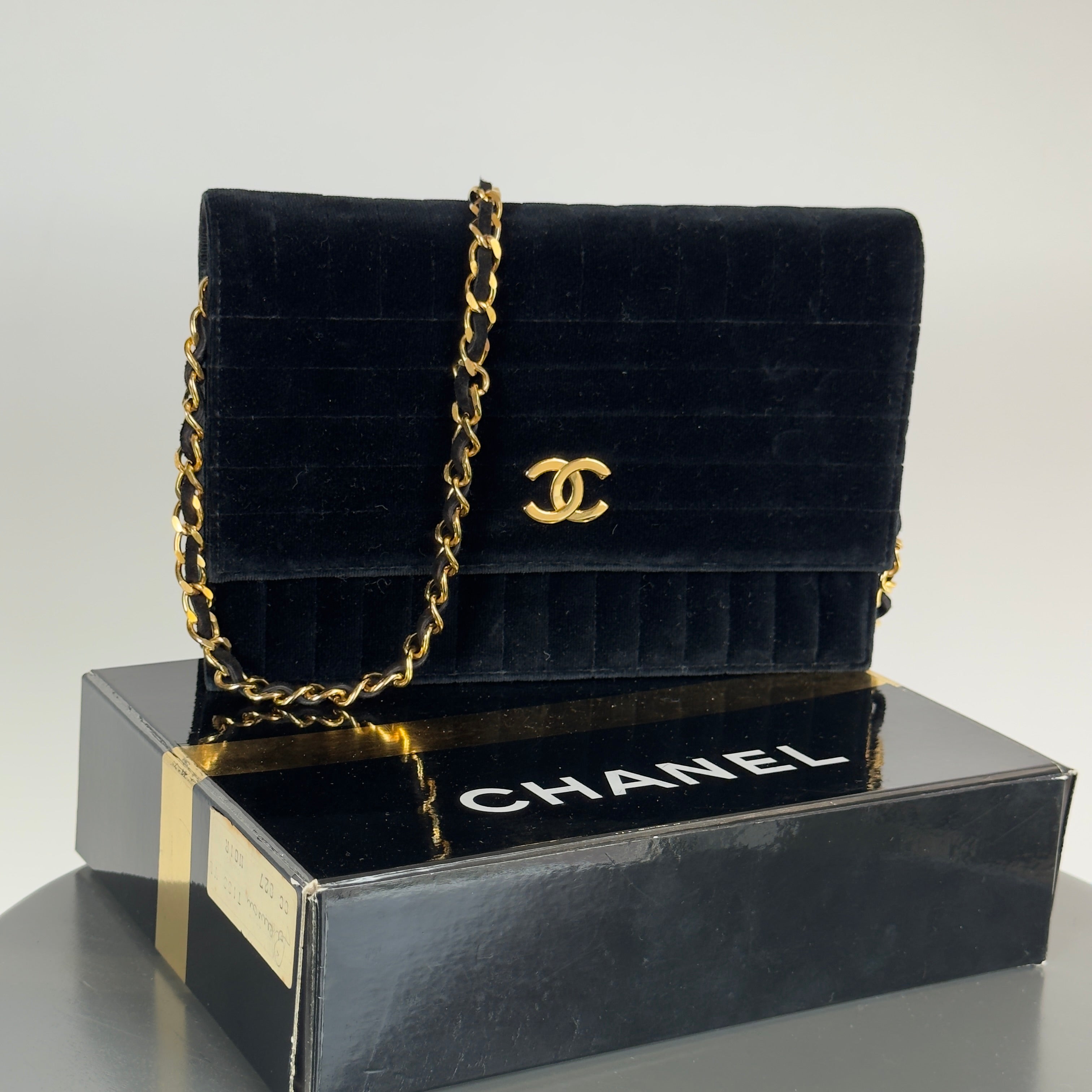 Chanel Velvet Mademoiselle Shoulder Bag - Queen May