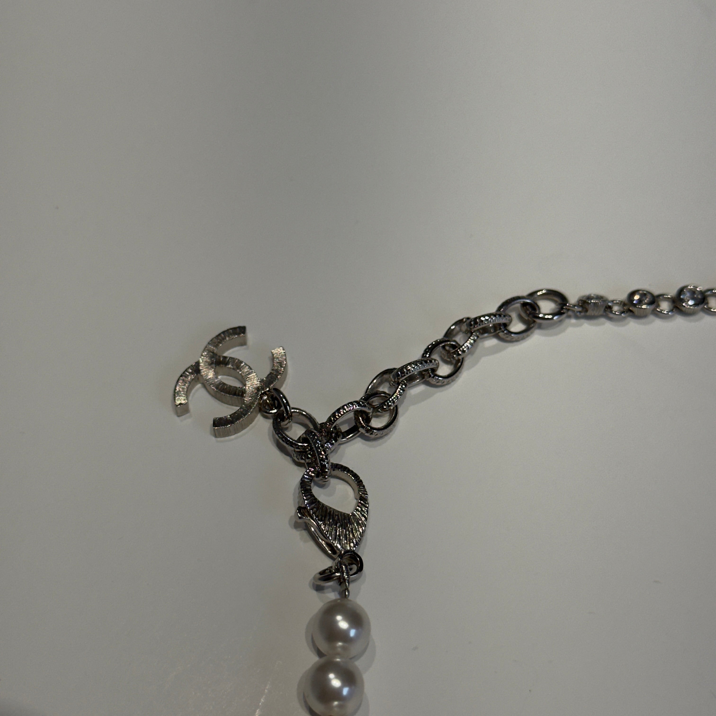 Chanel B24 Coco Pearl + Rhinestone Necklace - Queen May