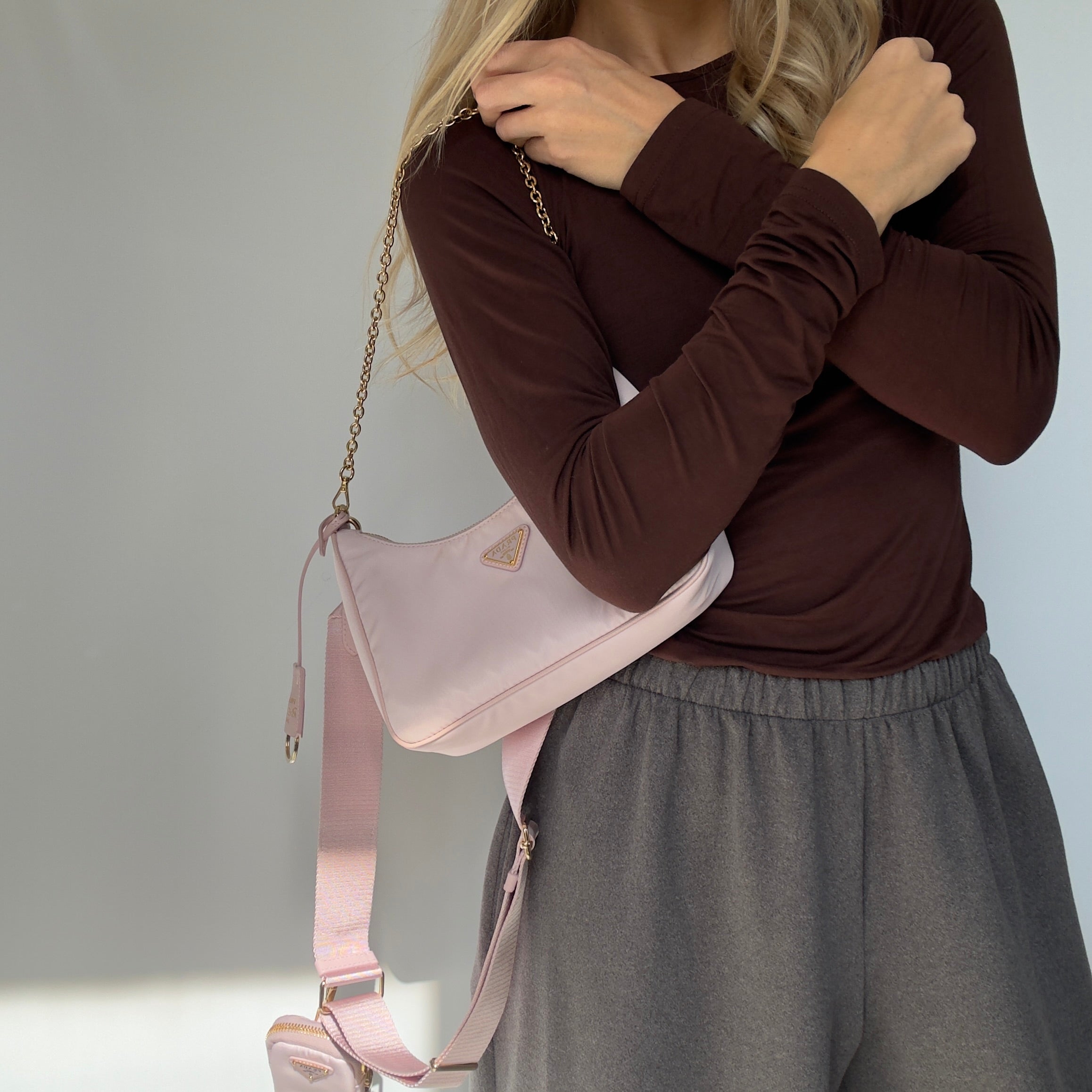 Prada Saffiano Pink Re-Edition 2005