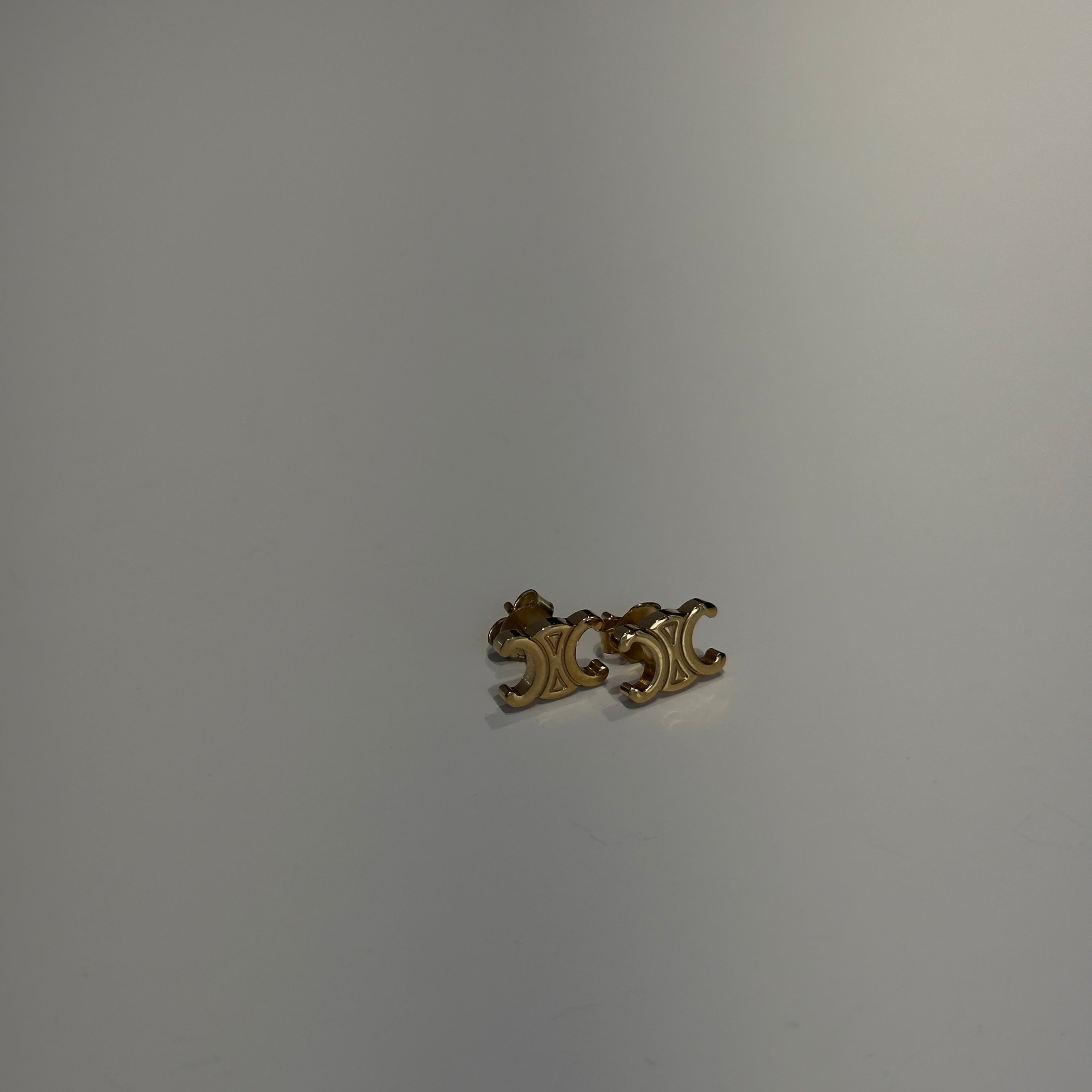 Celine Triomphe Stud Earrings - Queen May