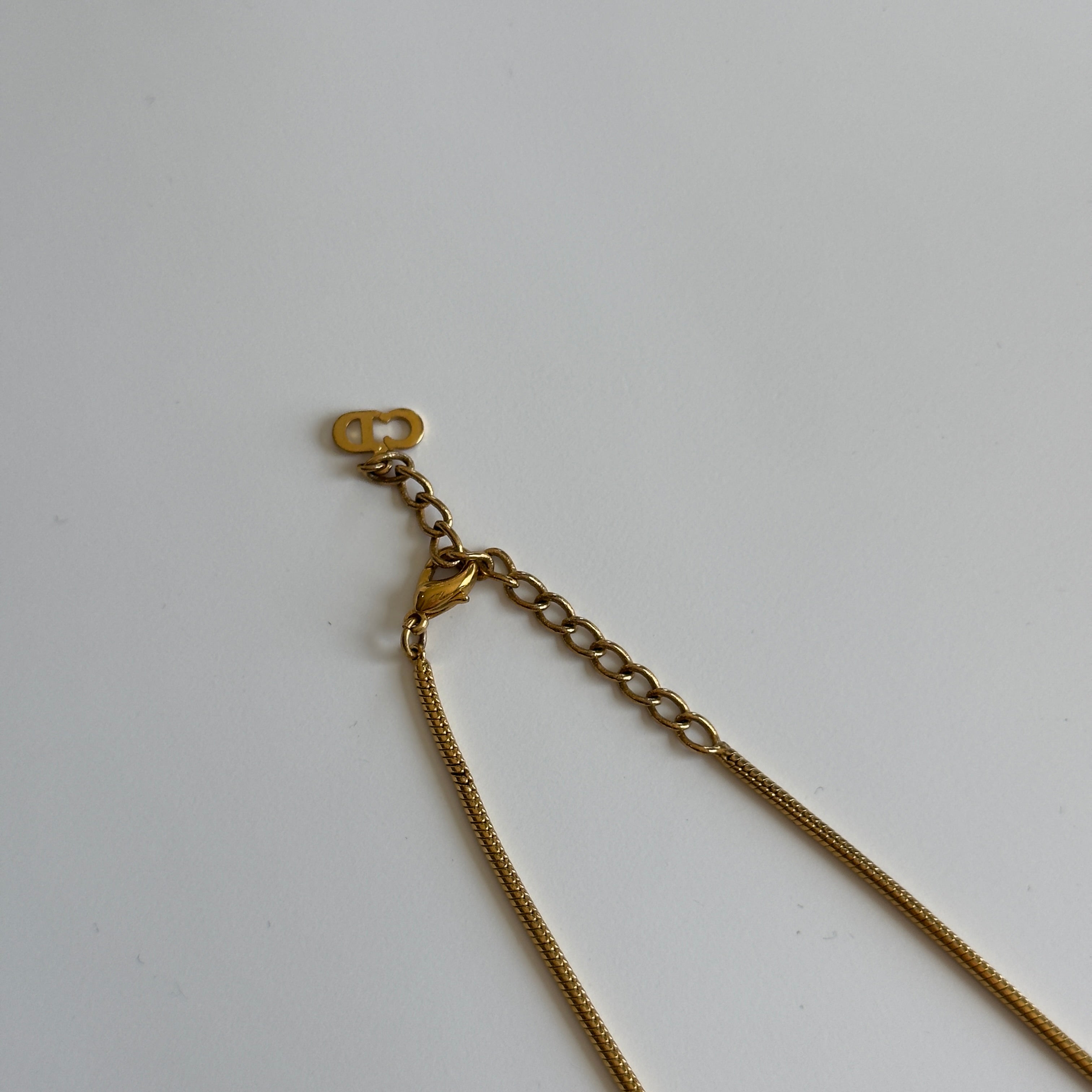 Dior Vintage Gold Tone Choker Necklace - Queen May