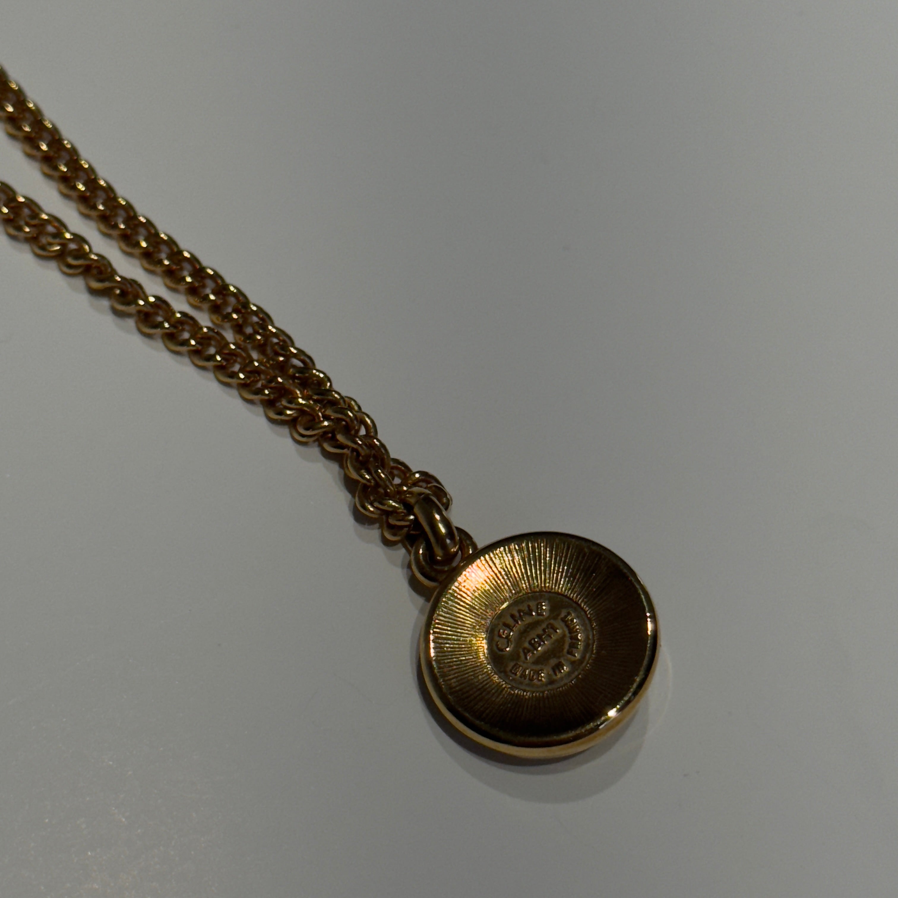 Vintage Celine Pearl Logo Necklace - Queen May