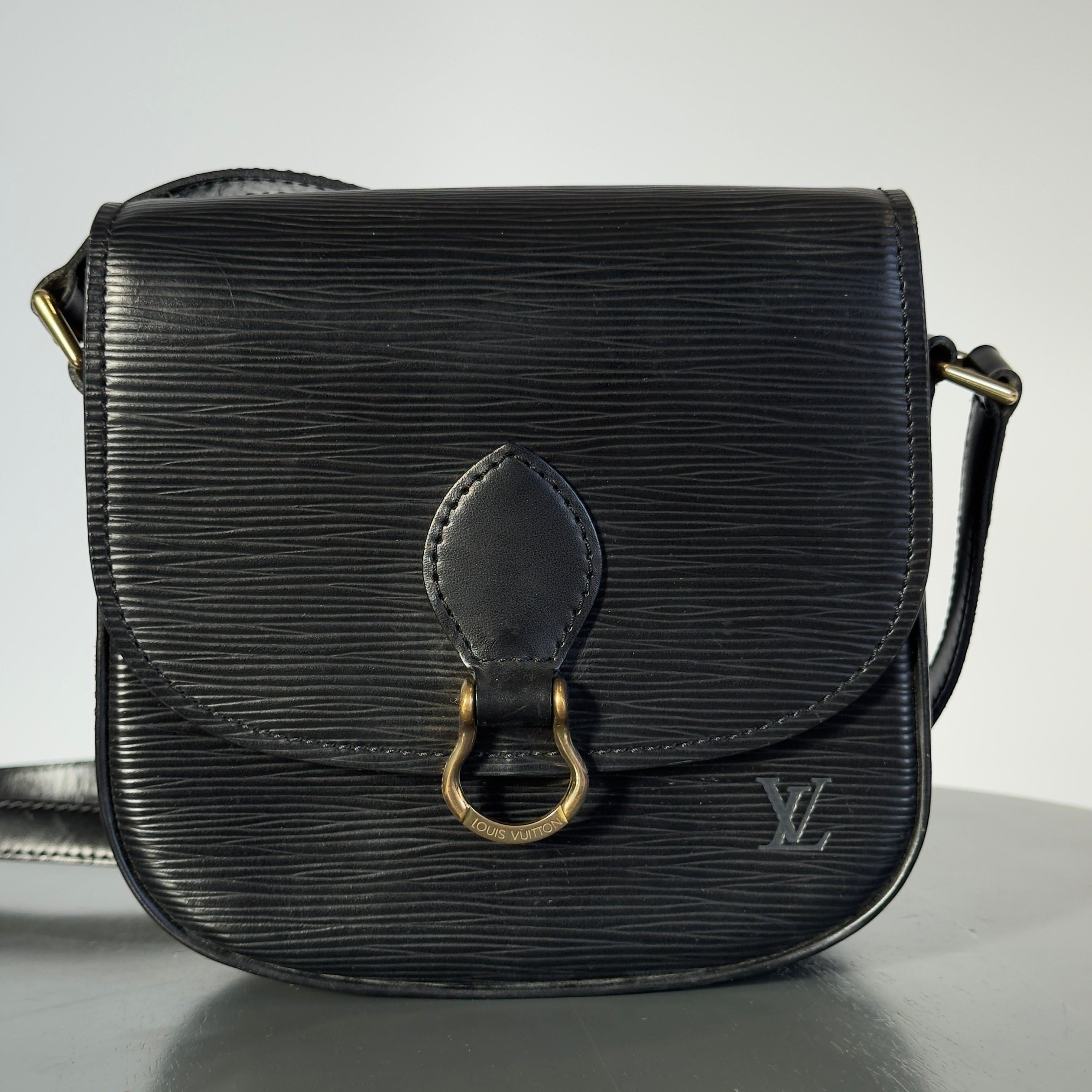 Louis Vuitton Black Epi St Cloud Mini Bag - Queen May