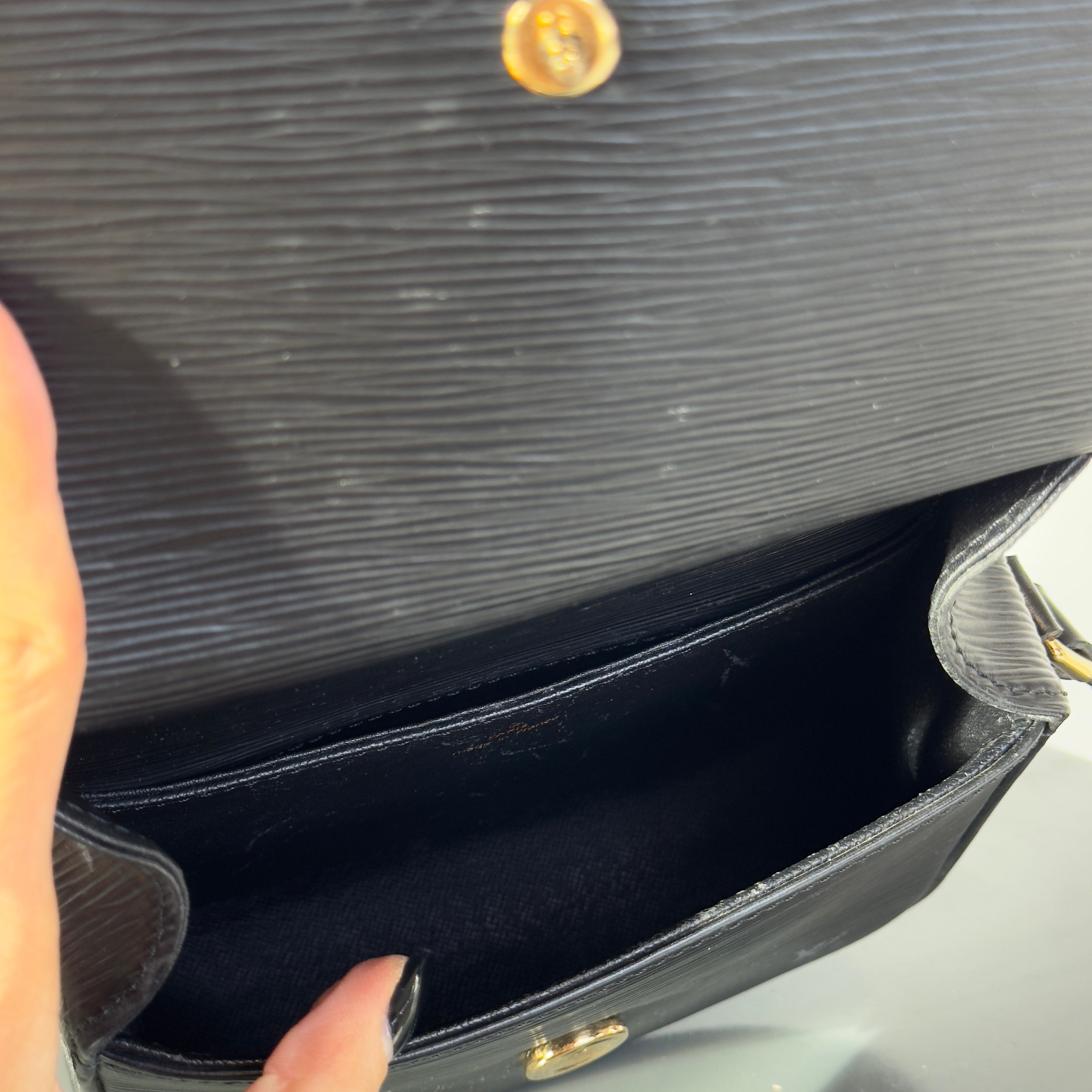 Louis Vuitton Black Epi St Cloud Mini Bag - Queen May
