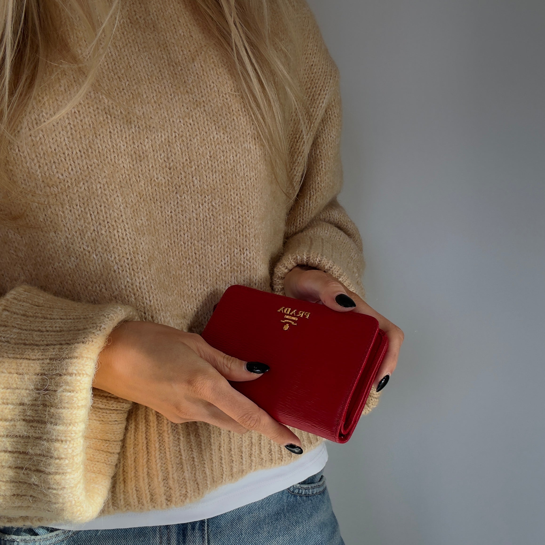 Prada Saffiano Continental Wallet - Queen May