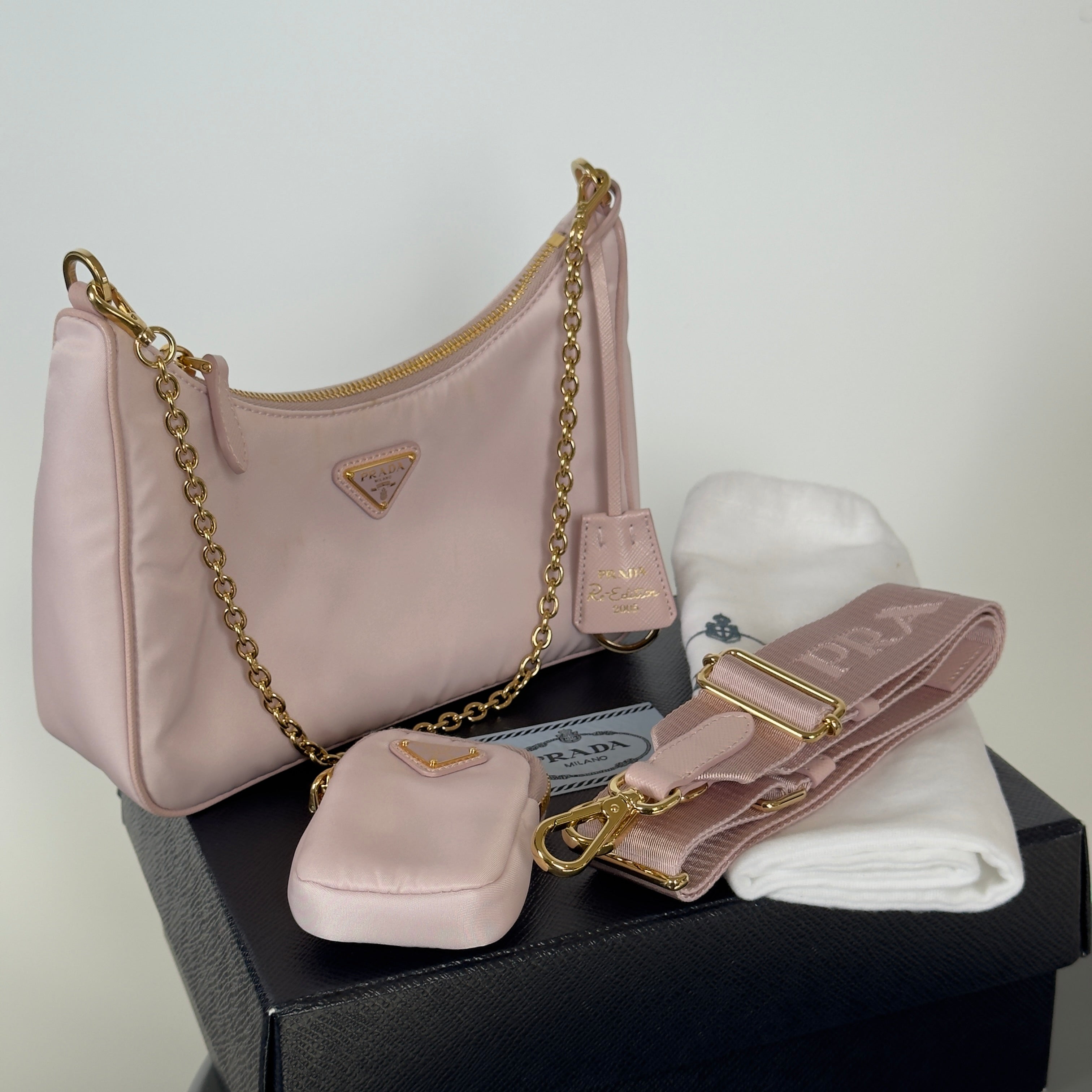 Prada Saffiano Pink Re-Edition 2005