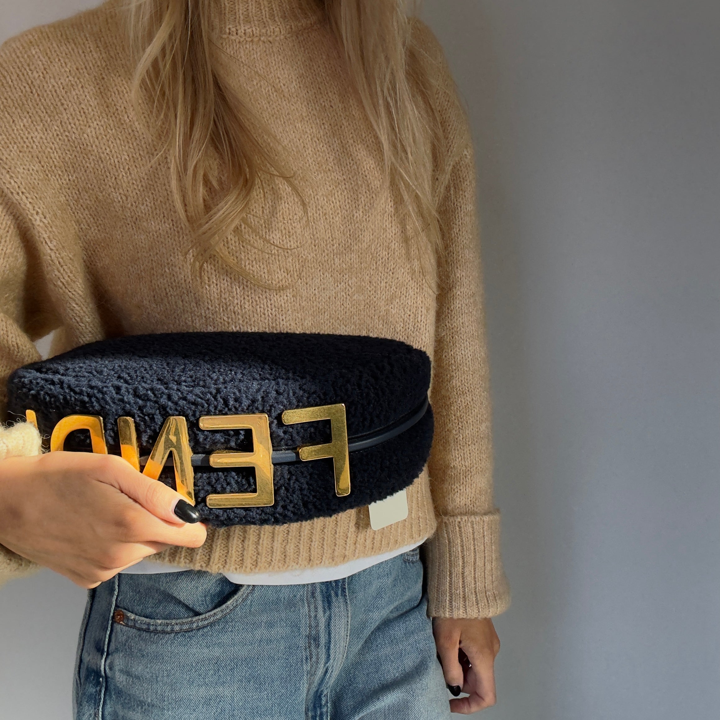 Fendi Fendiography Shearling - Queen May