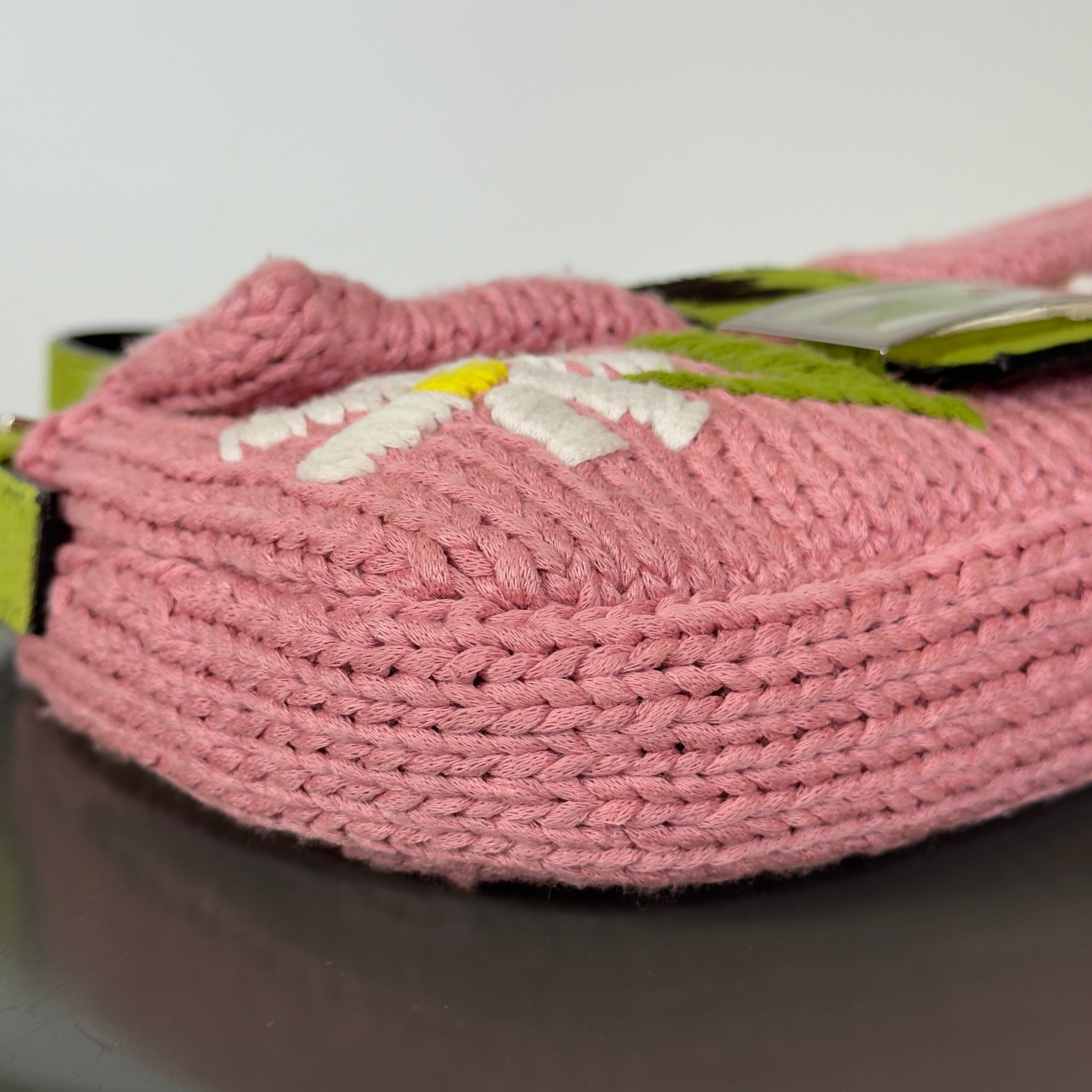 Fendi Knit Floral Baguette Ponyhair - Queen May