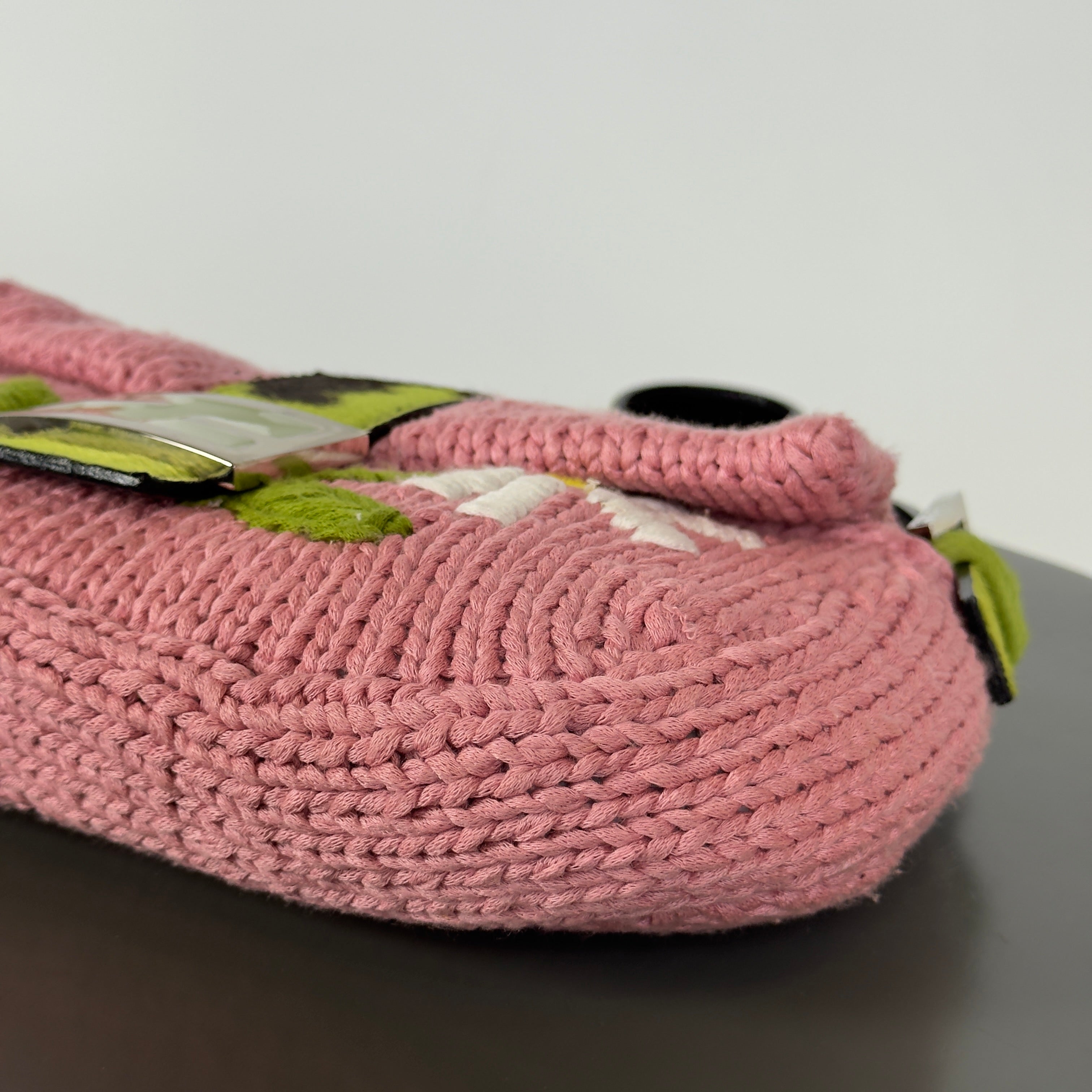 Fendi Knit Floral Baguette Ponyhair - Queen May