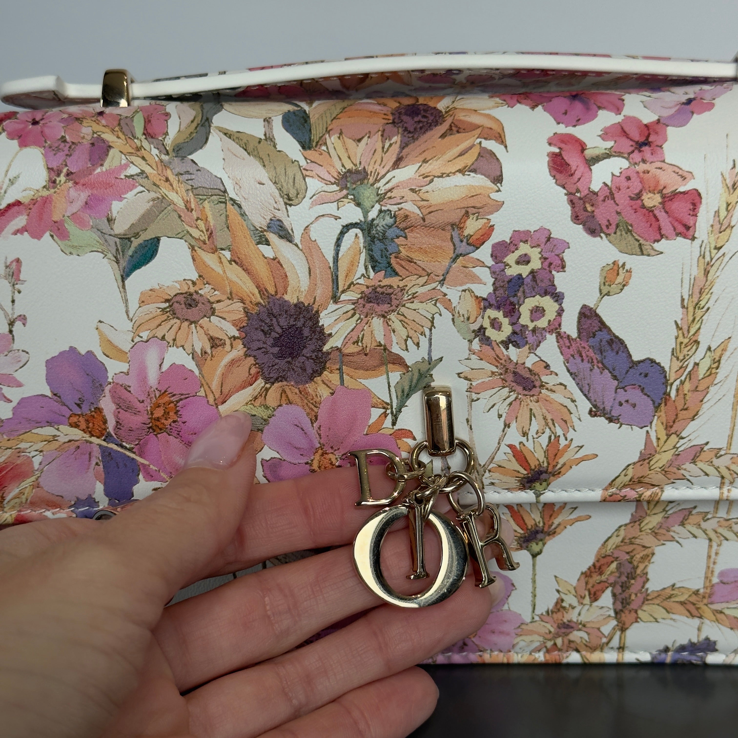 Christian Dior Fiorilagio My Dior Mini Crossbody Floral Bag - Queen May