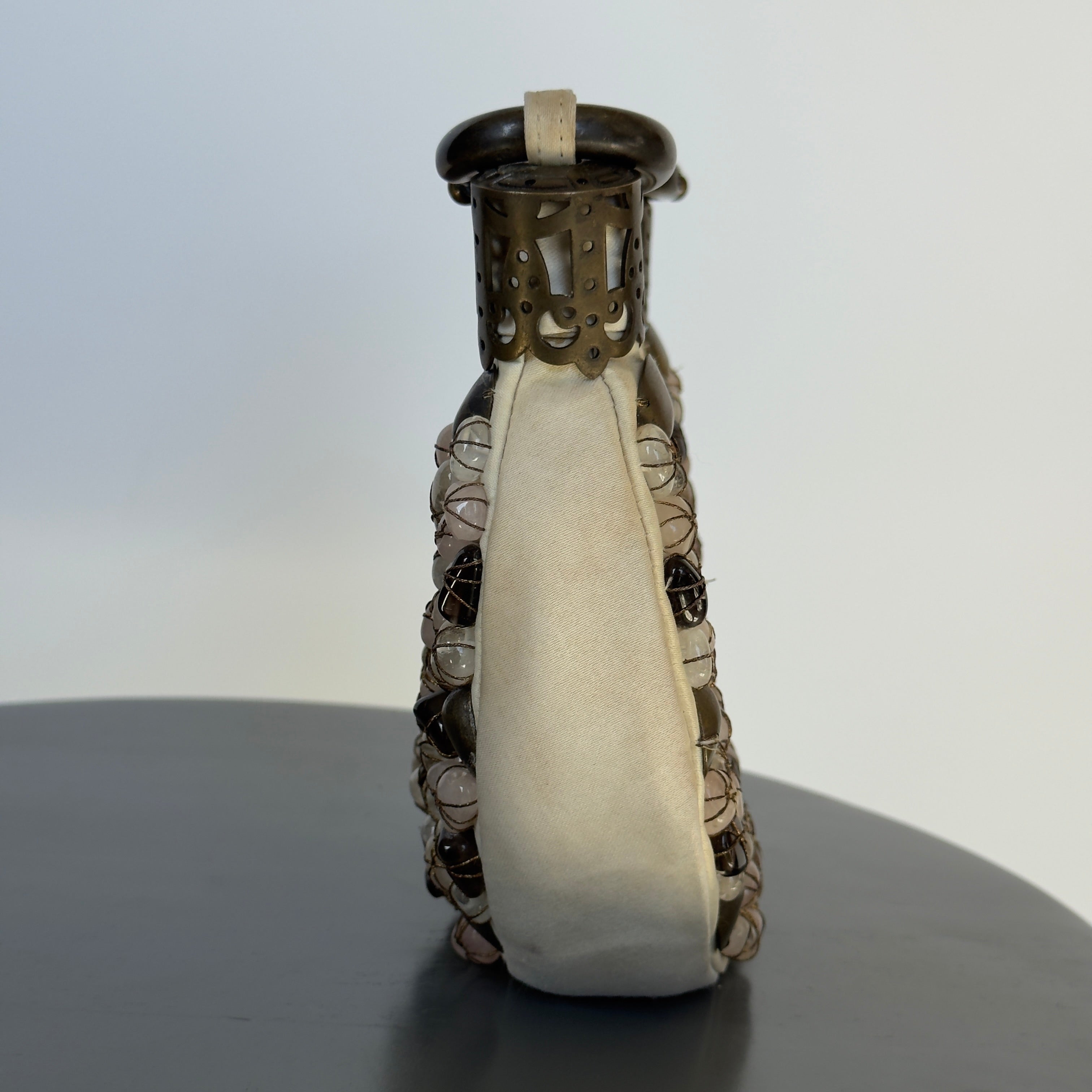 Chloe By Phoebe Philo Rose Quartz Embellished Handbag Circa 2000s - Queen May