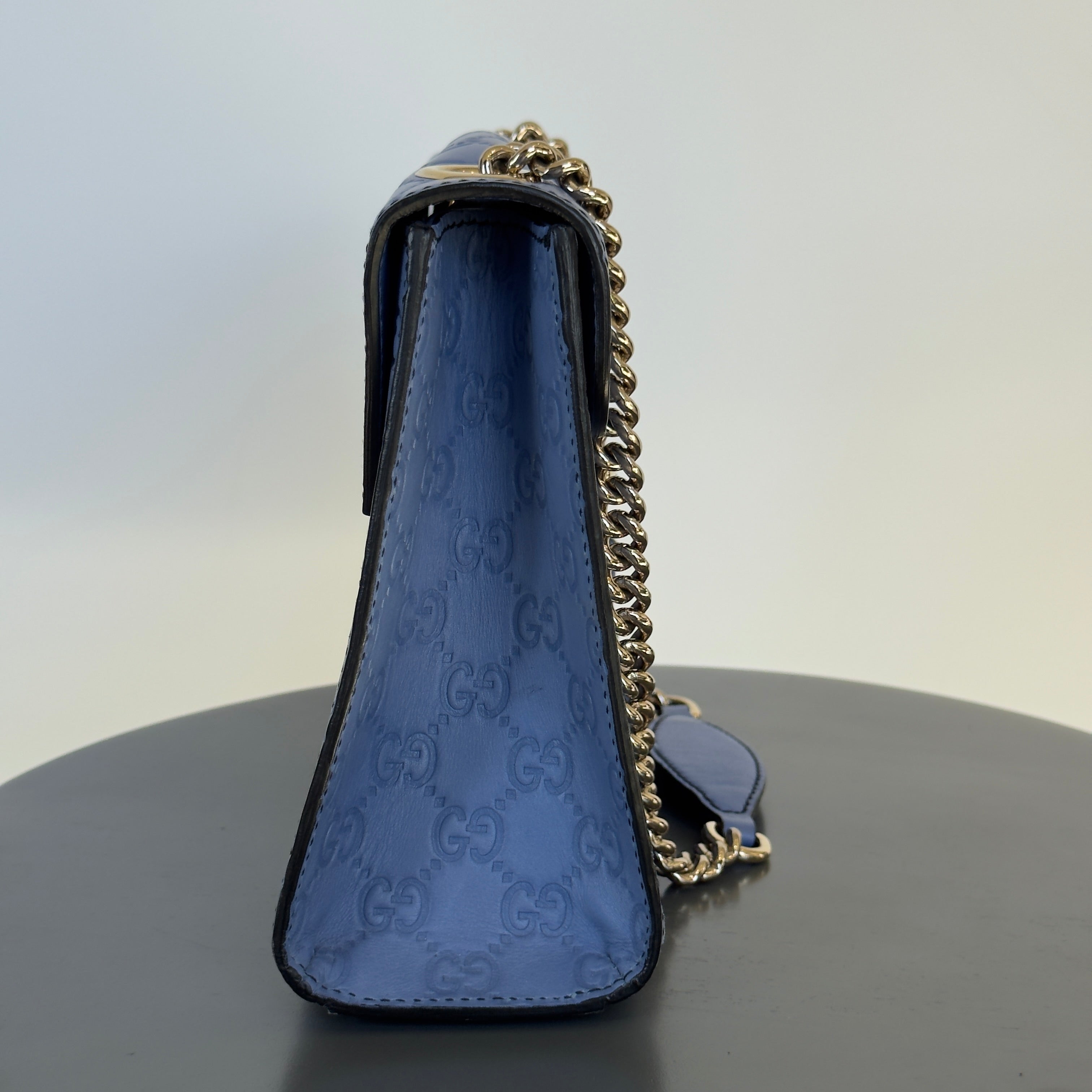 Gucci Emily Guccissima Chain Shoulder Bag