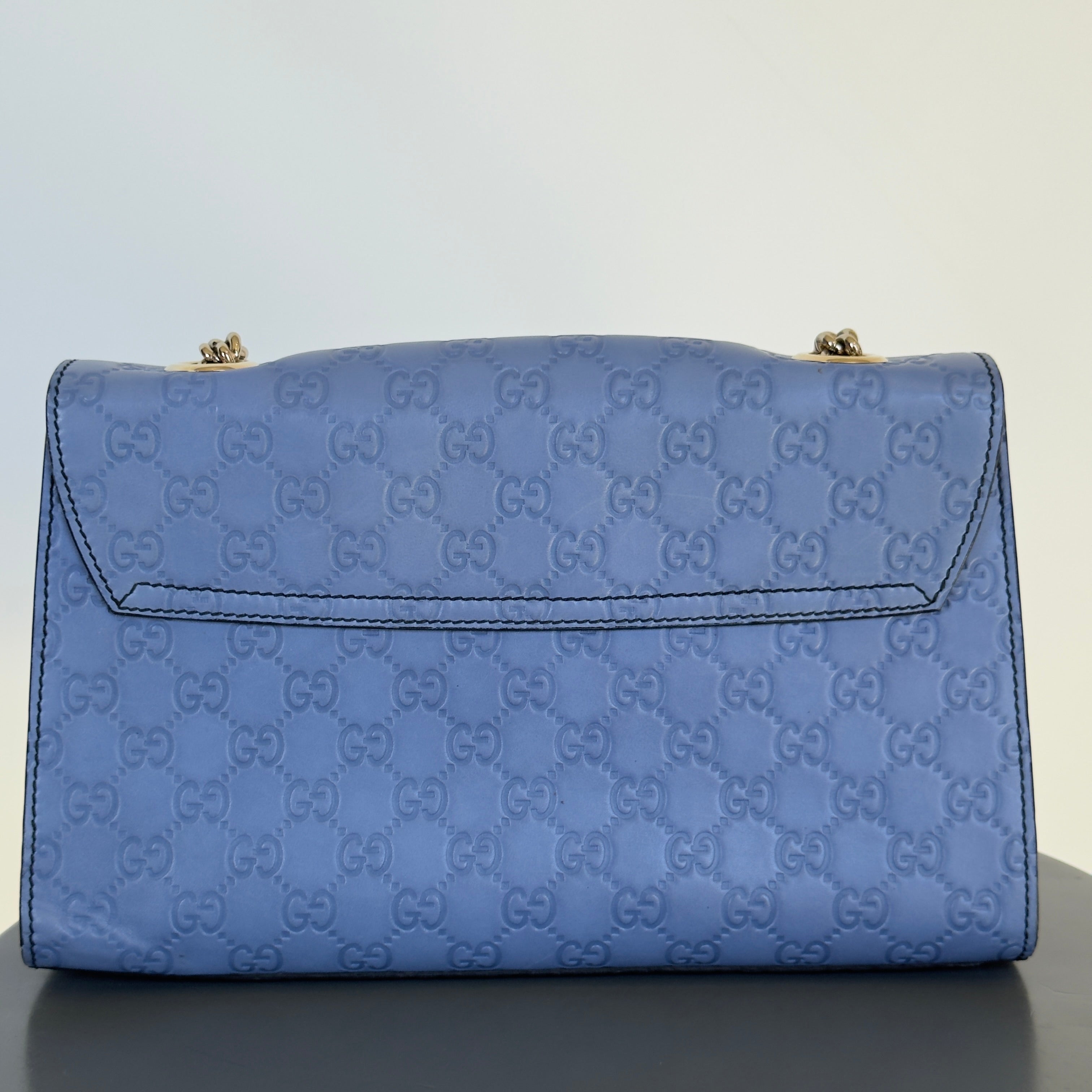 Gucci Emily Guccissima Chain Shoulder Bag