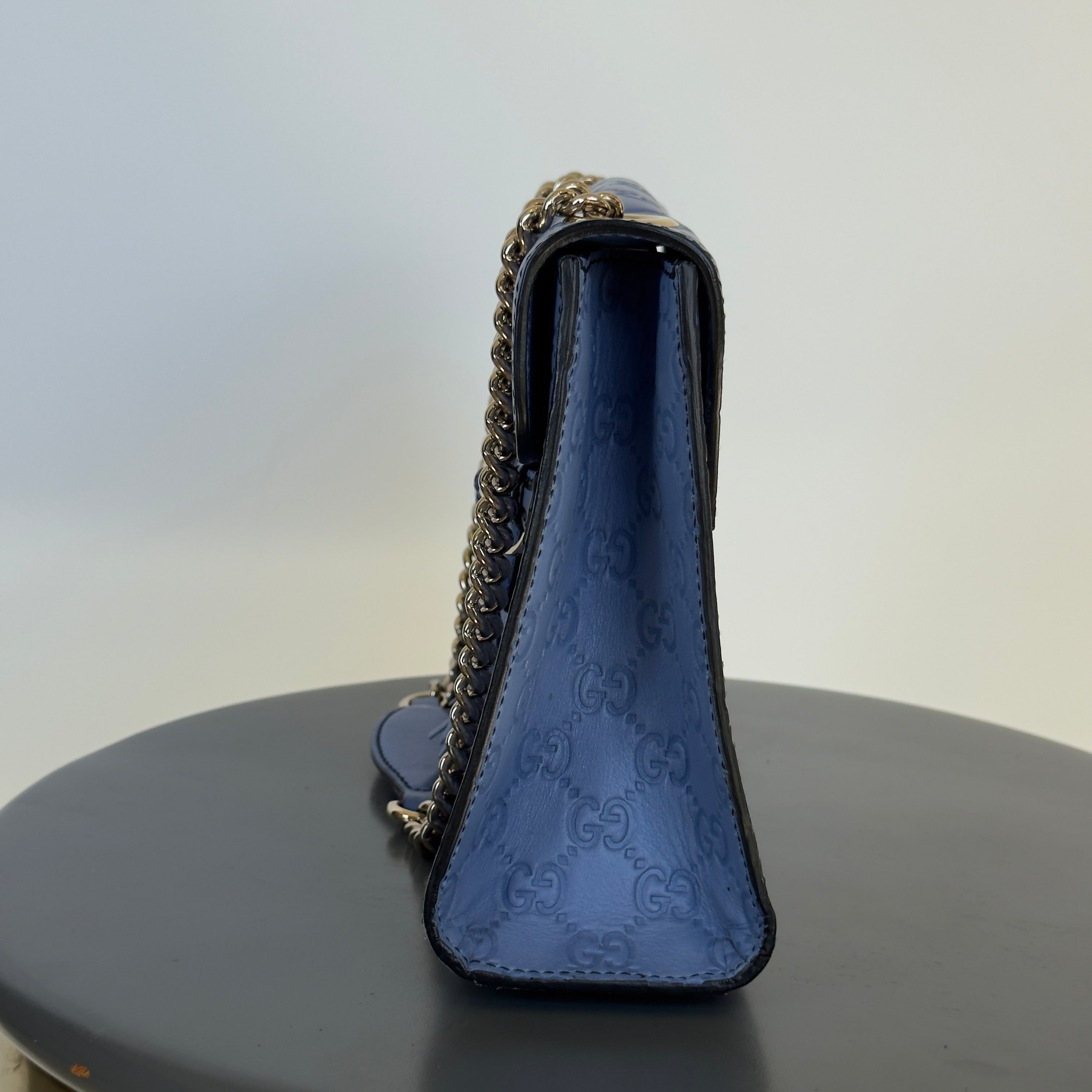 Gucci Emily Guccissima Chain Shoulder Bag