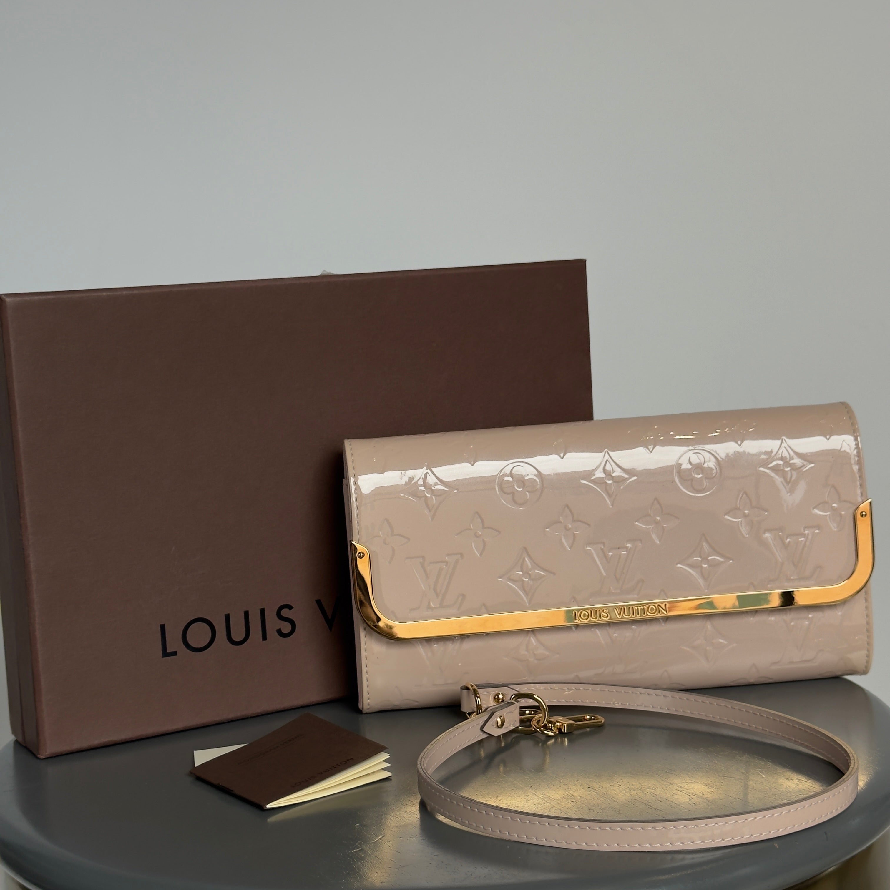 Louis Vuitton Blush Pink Vernis Rossmore MM - Queen May