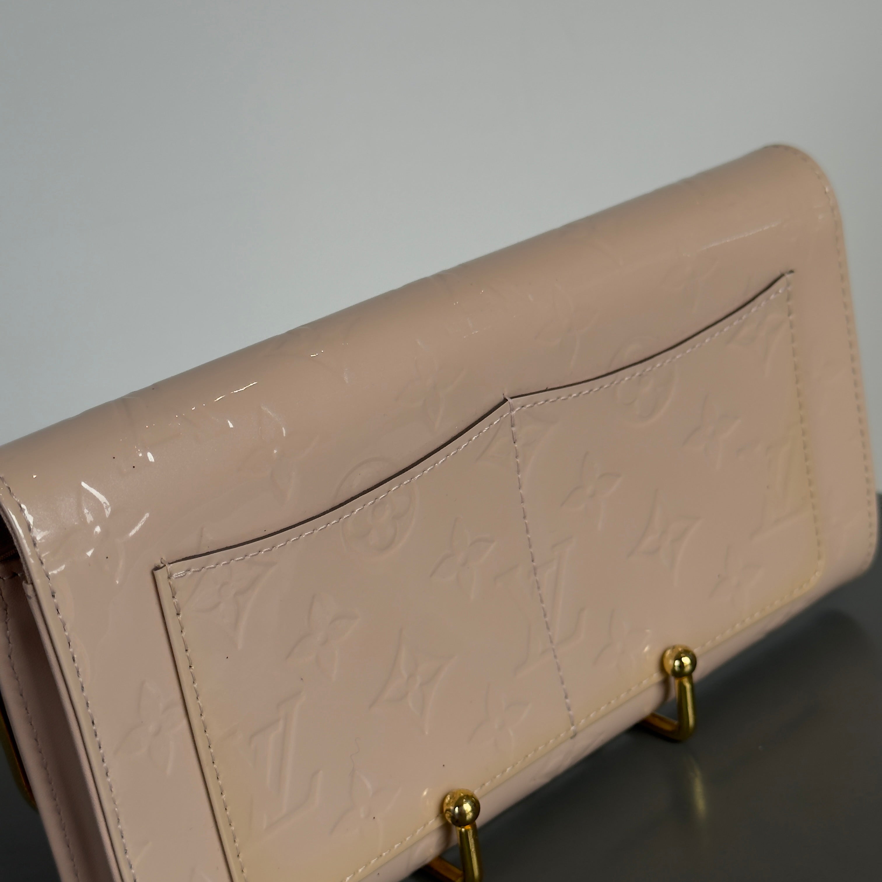 Louis Vuitton Blush Pink Vernis Rossmore MM - Queen May