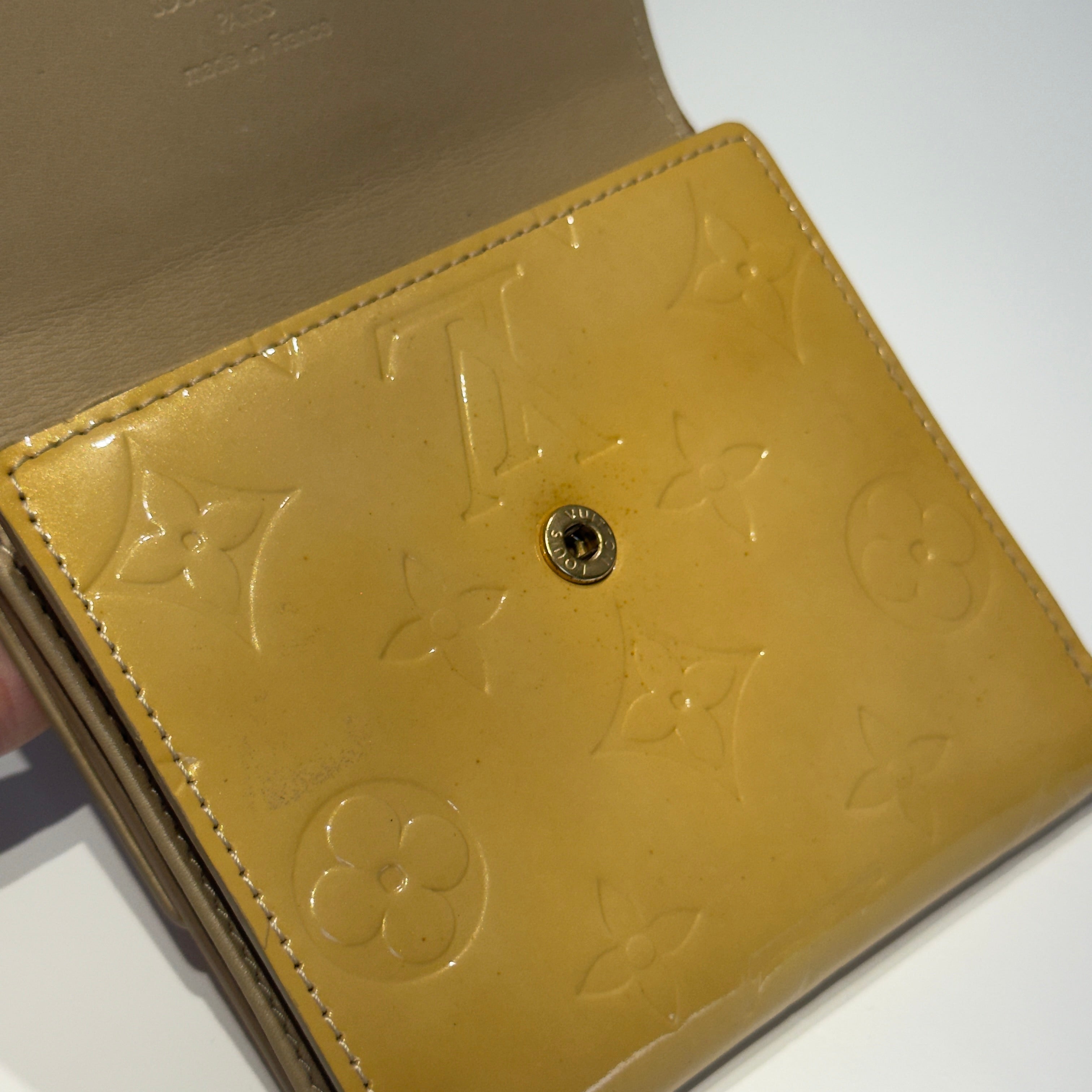 Louis Vuitton Vernis Patent Leather Wallet