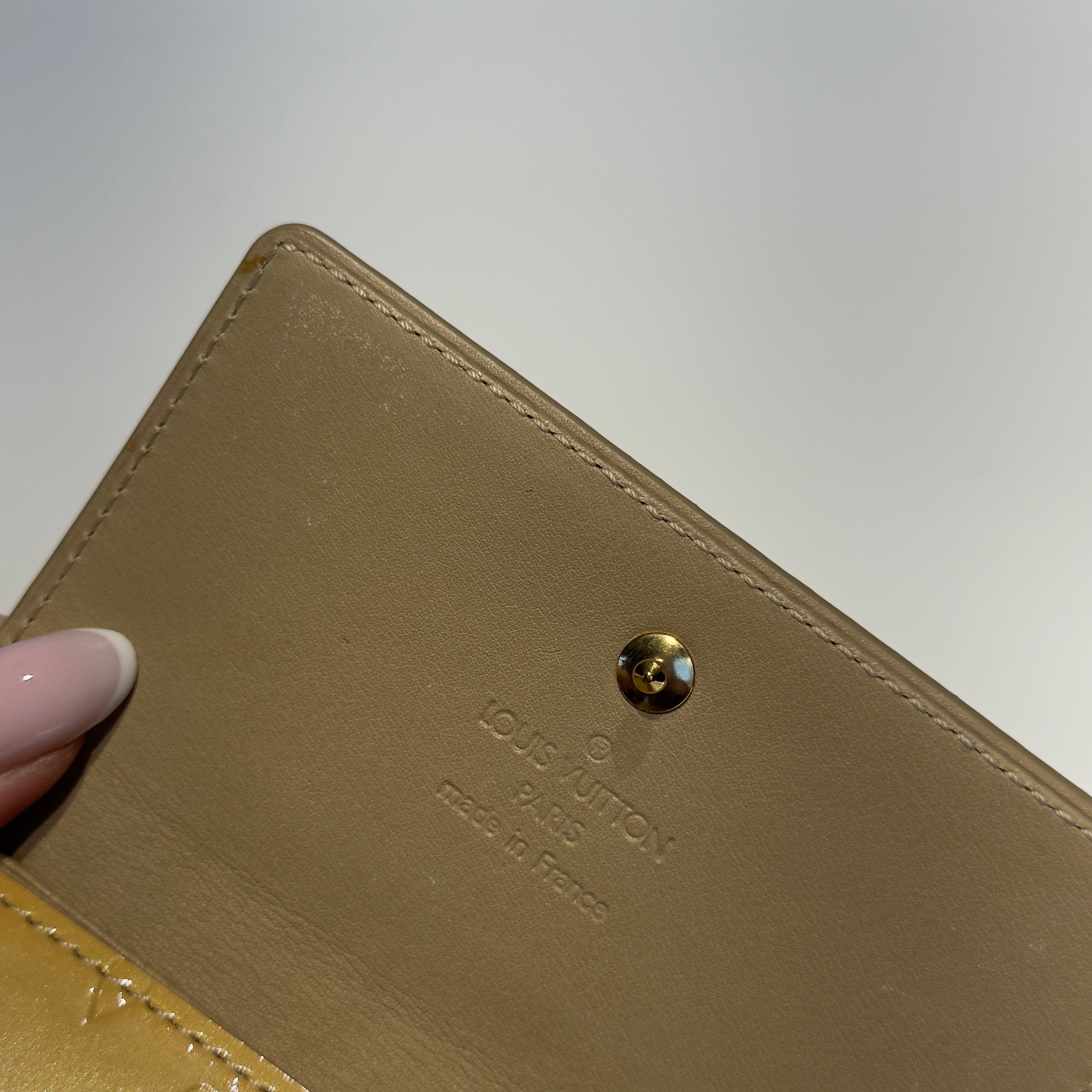 Louis Vuitton Vernis Patent Leather Wallet