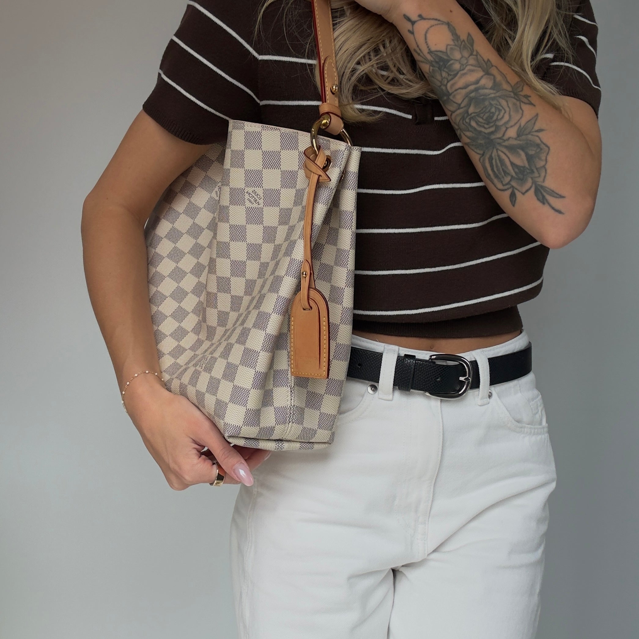 Louis Vuitton Damier Azur Graceful MM - Queen May
