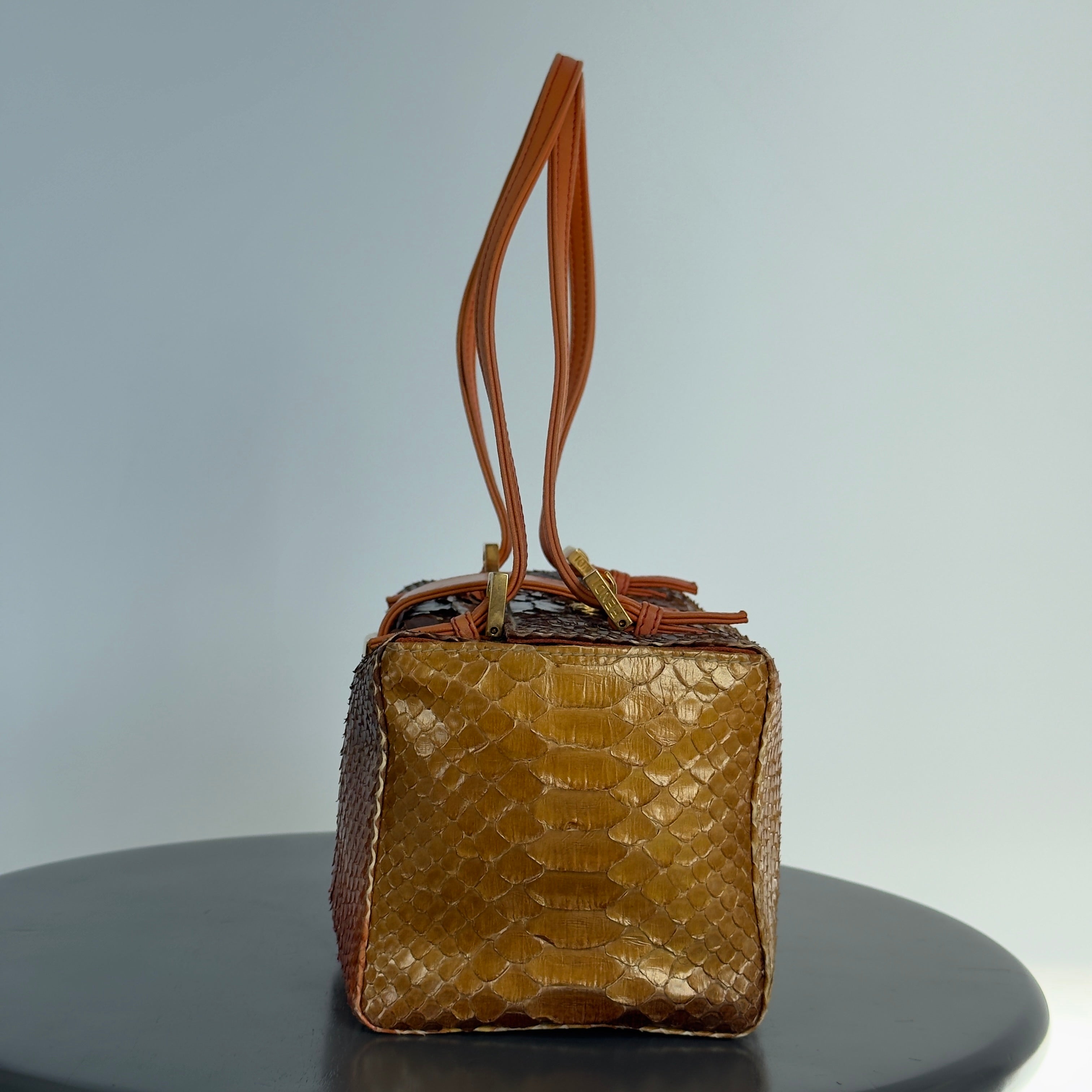 Rare Vintage Fendi Python Bento Box - Queen May