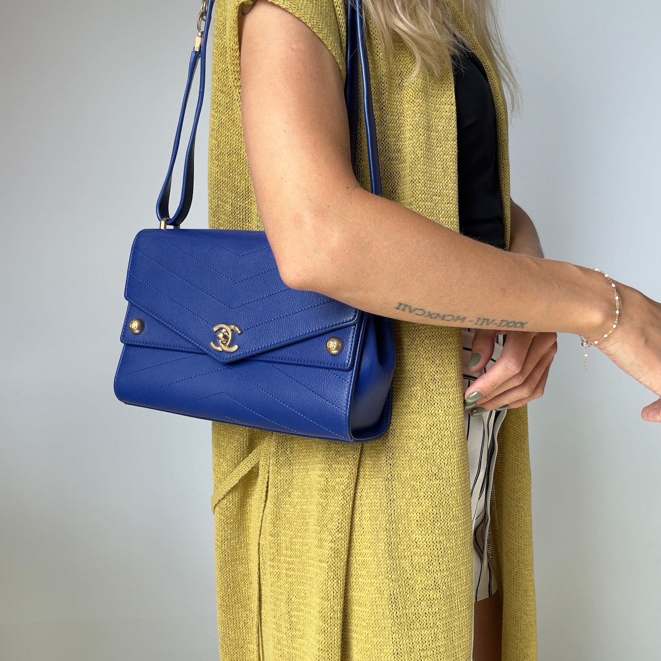Chanel Blue Casual Trip Handbag - Queen May