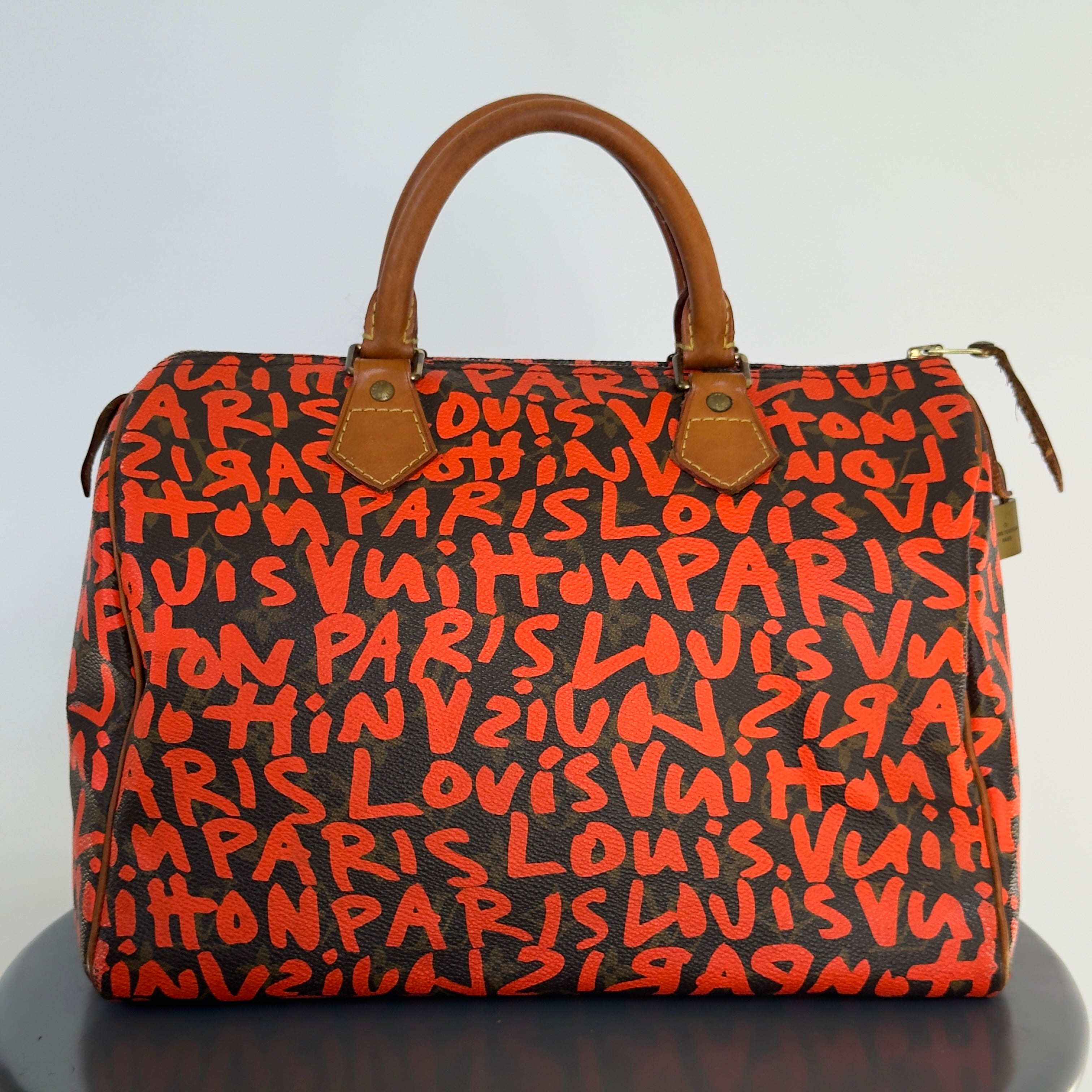 Louis Vuitton Stephen Sprouse Orange Graffiti Speedy 30 - Queen May