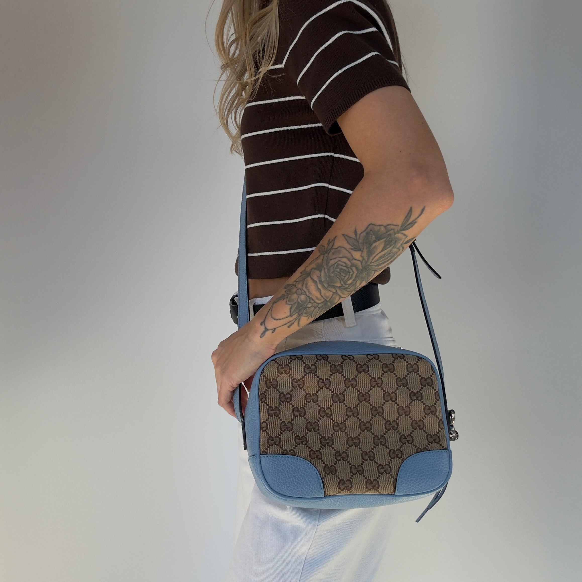 Gucci Monogram Bree Crossbody Bag - Queen May