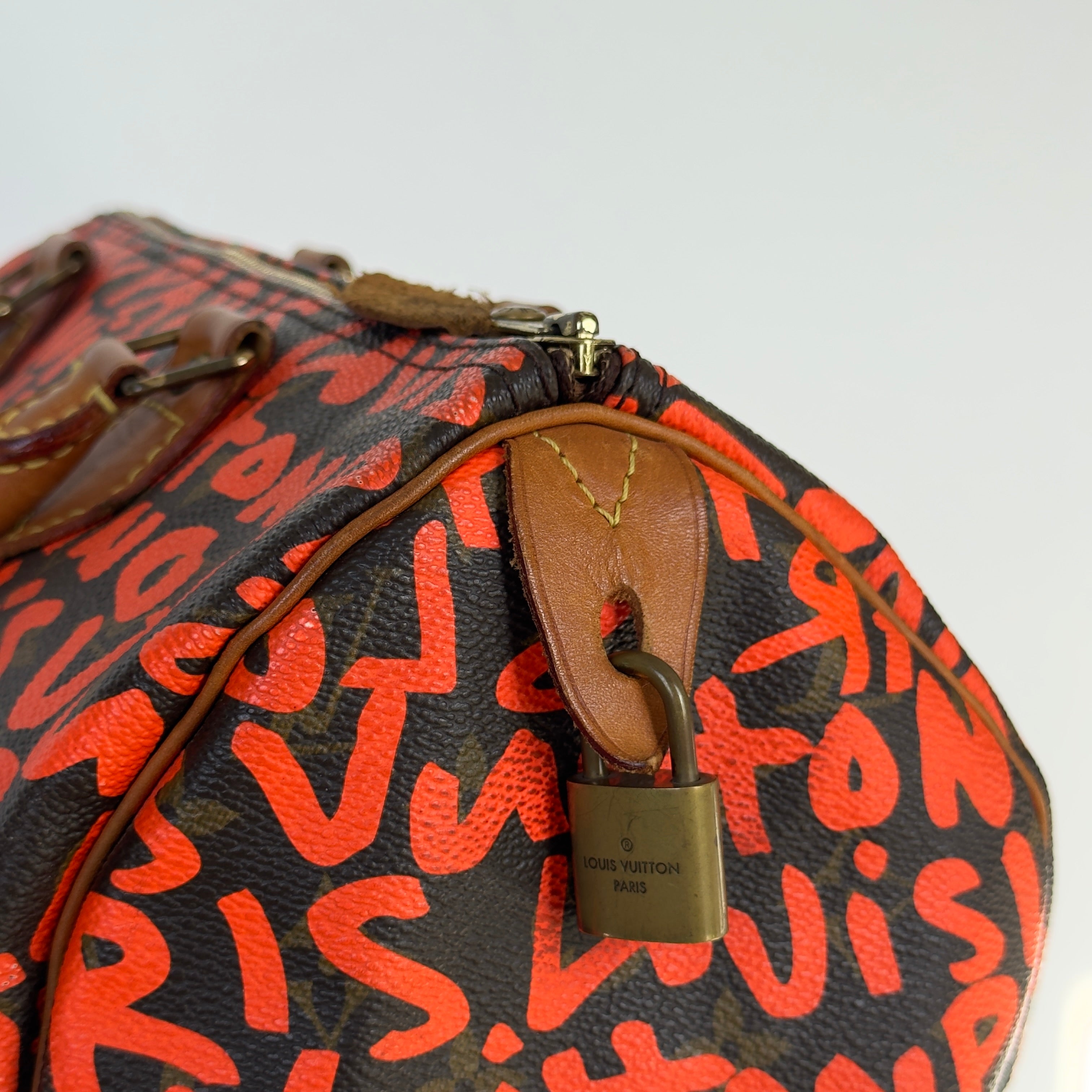 Louis Vuitton Stephen Sprouse Orange Graffiti Speedy 30 - Queen May