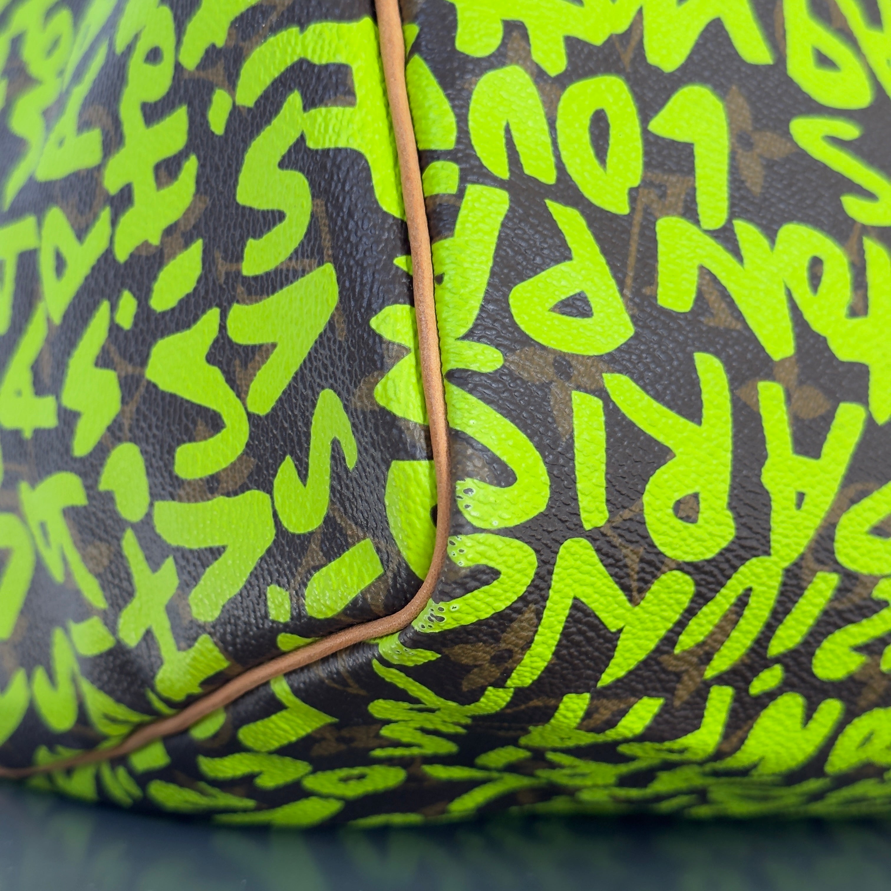 Louis Vuitton Monogram Graffiti Speedy 30 Stephen Sprouse Neon Green - Queen May