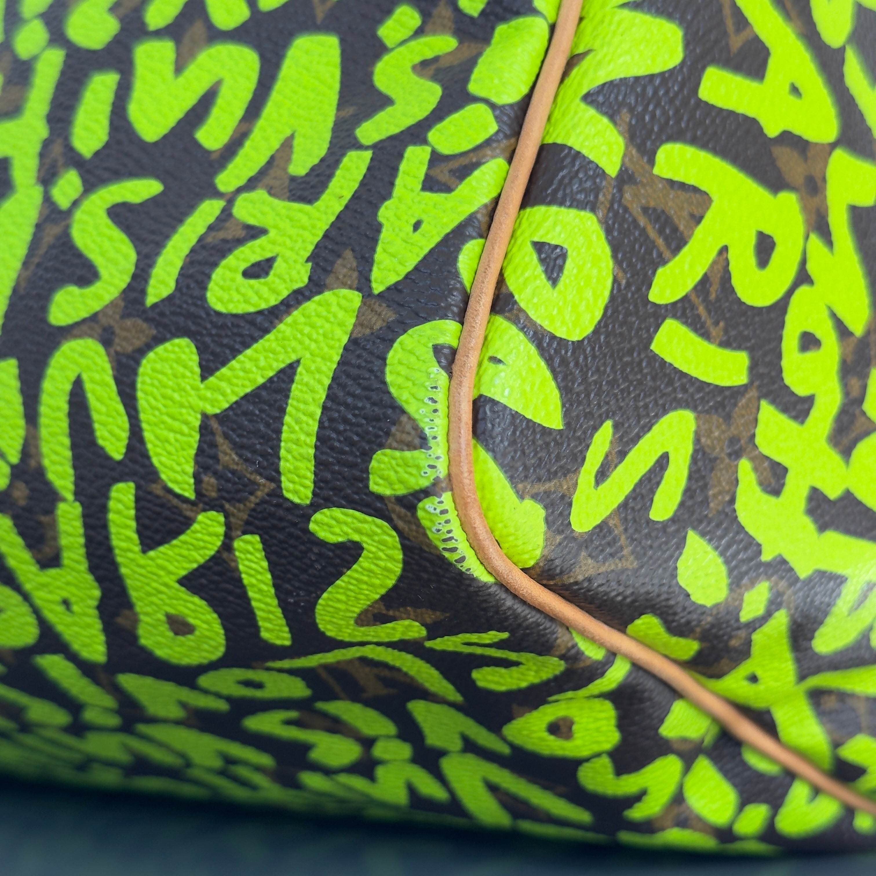 Louis Vuitton Monogram Graffiti Speedy 30 Stephen Sprouse Neon Green - Queen May