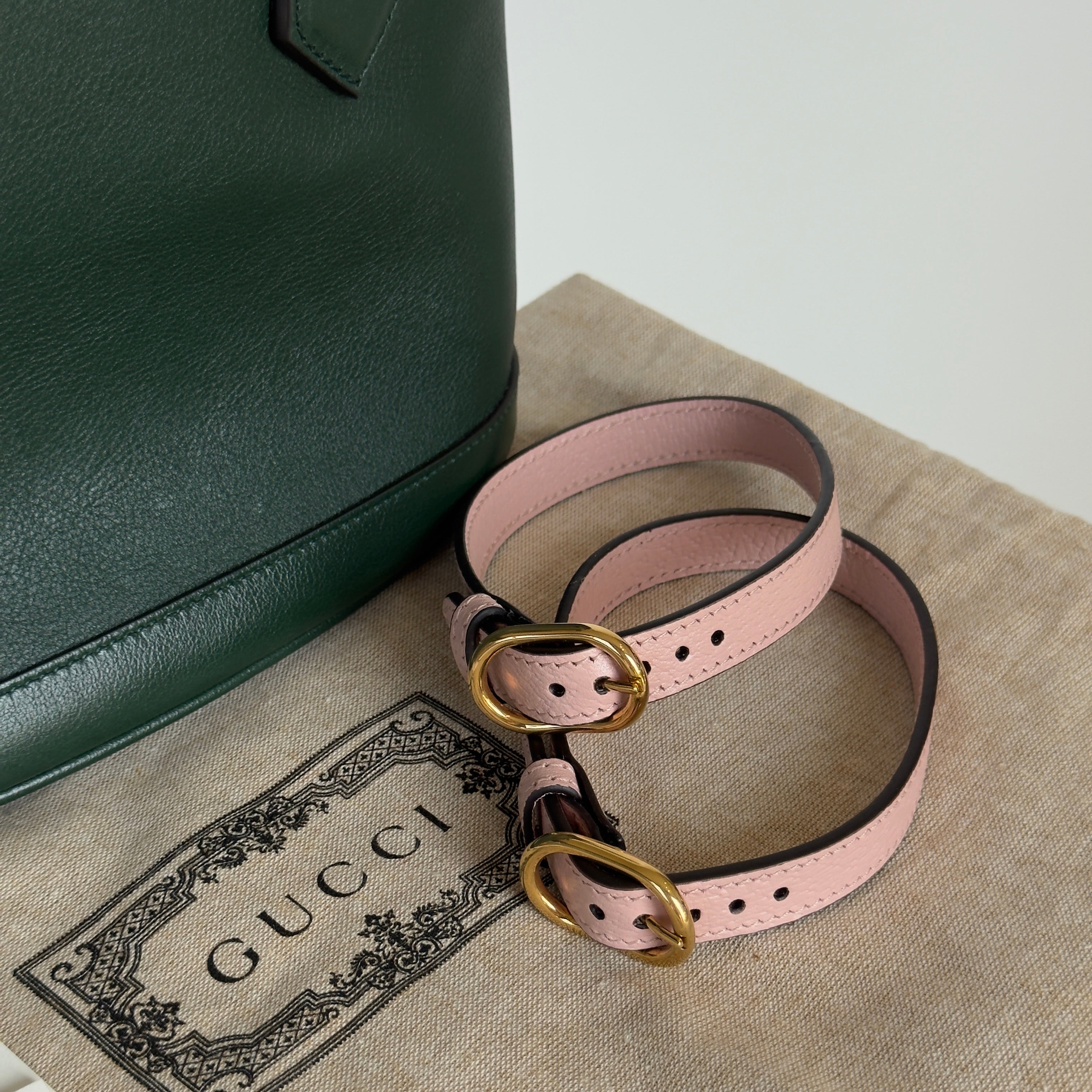 Gucci Diana Leather Tote Bag - Queen May