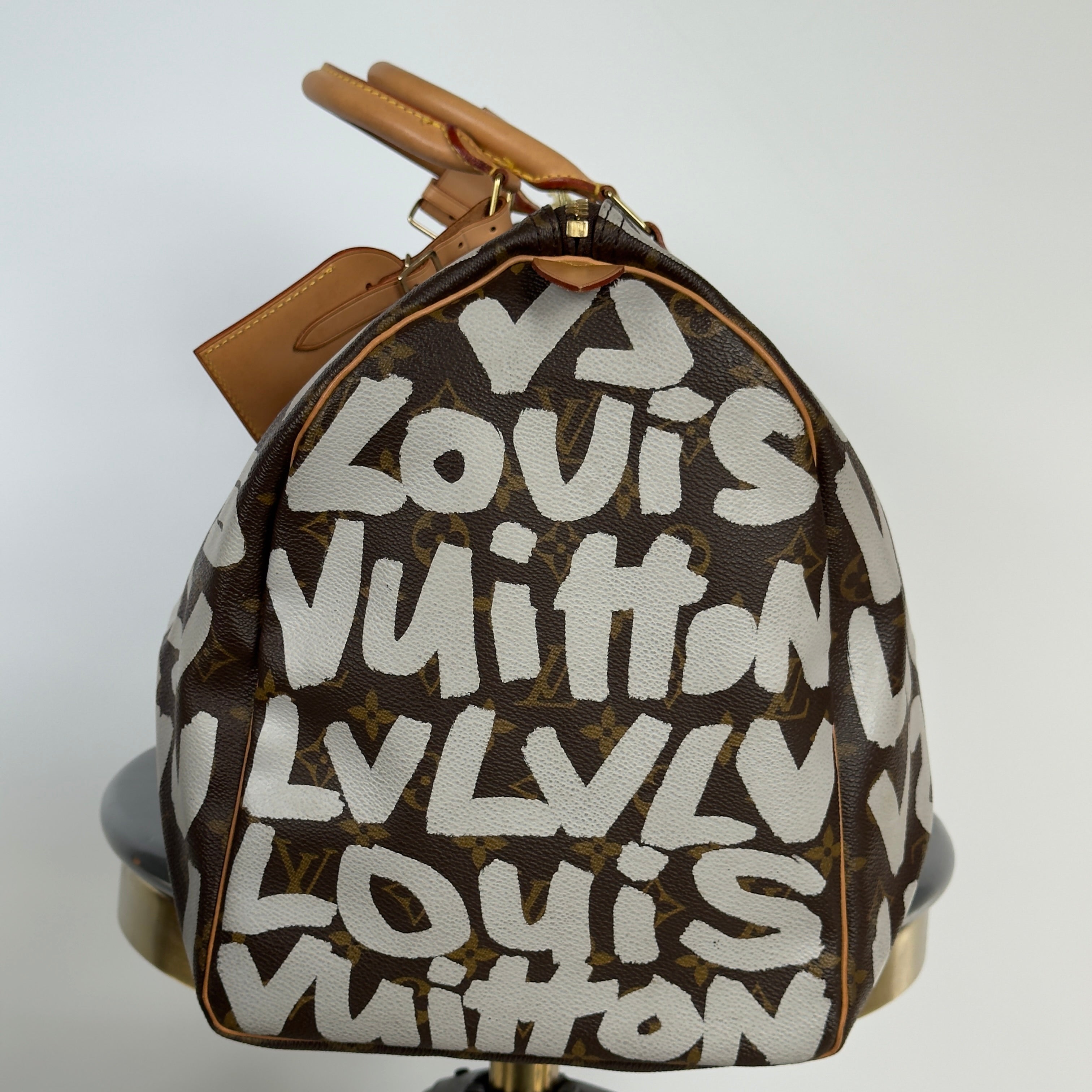 Louis Vuitton Monogram Canvas Keepall Stephen Sprouse Graffiti 50 White - Queen May