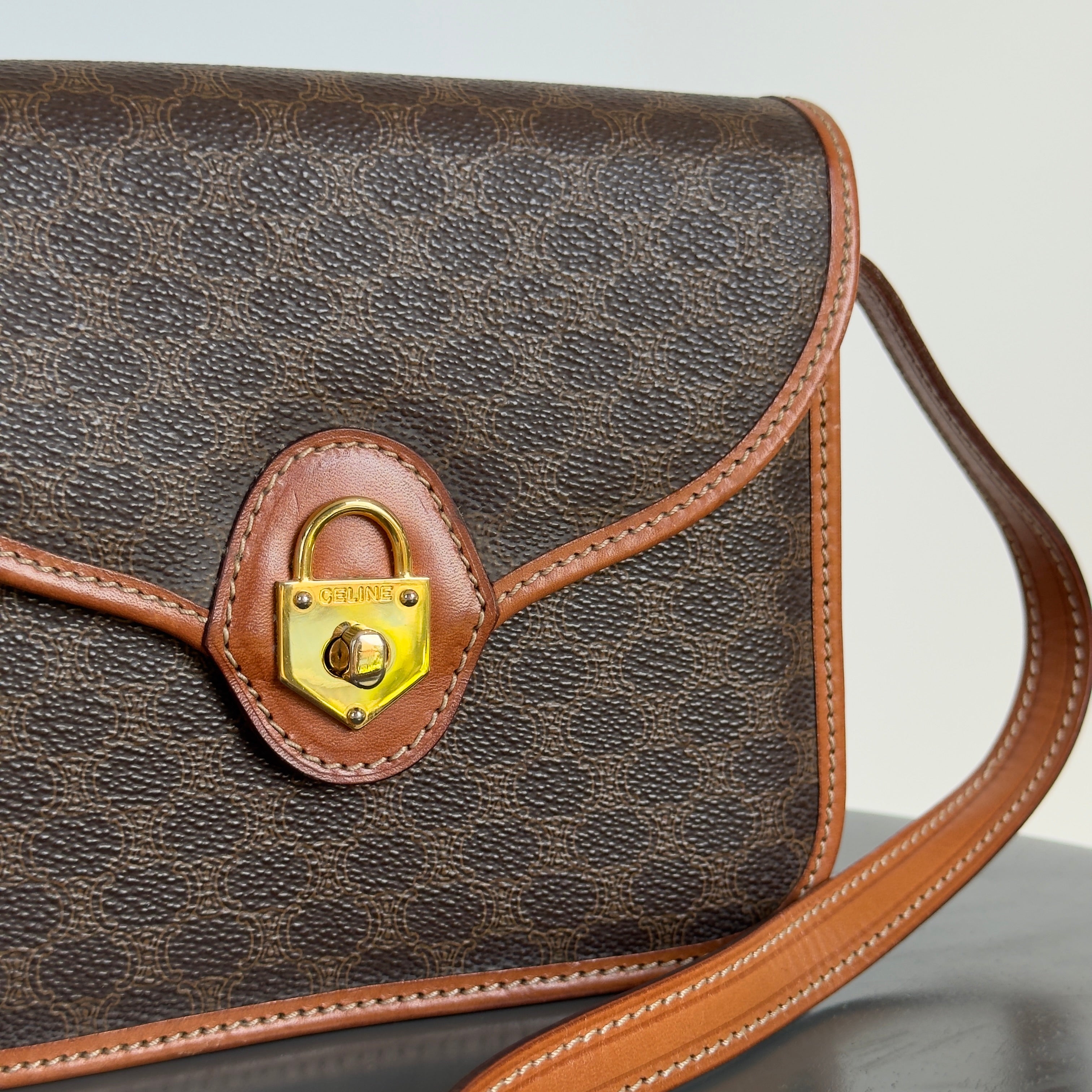 Vintage Celine Macadam Crossbody - Queen May