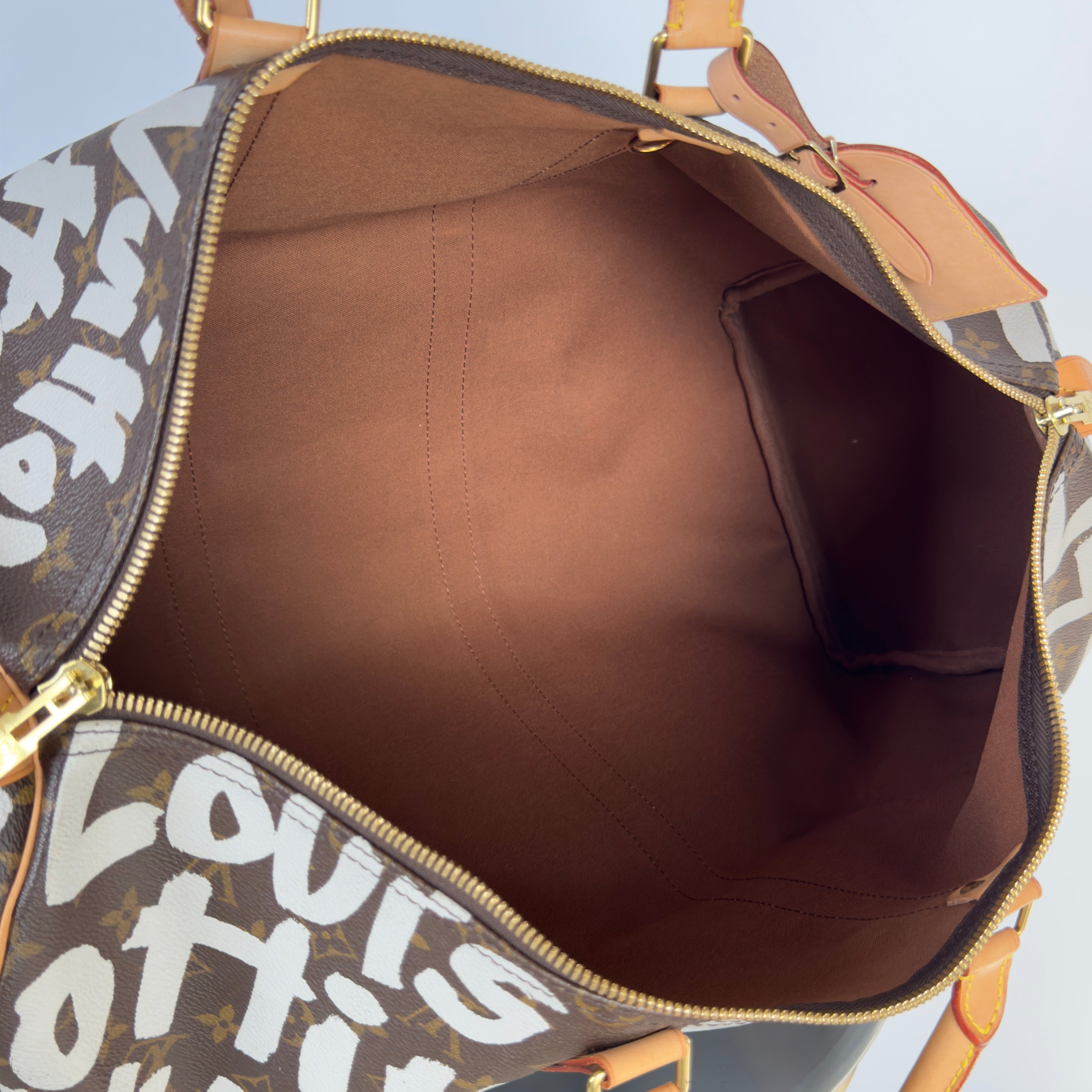 Louis Vuitton Monogram Canvas Keepall Stephen Sprouse Graffiti 50 White - Queen May