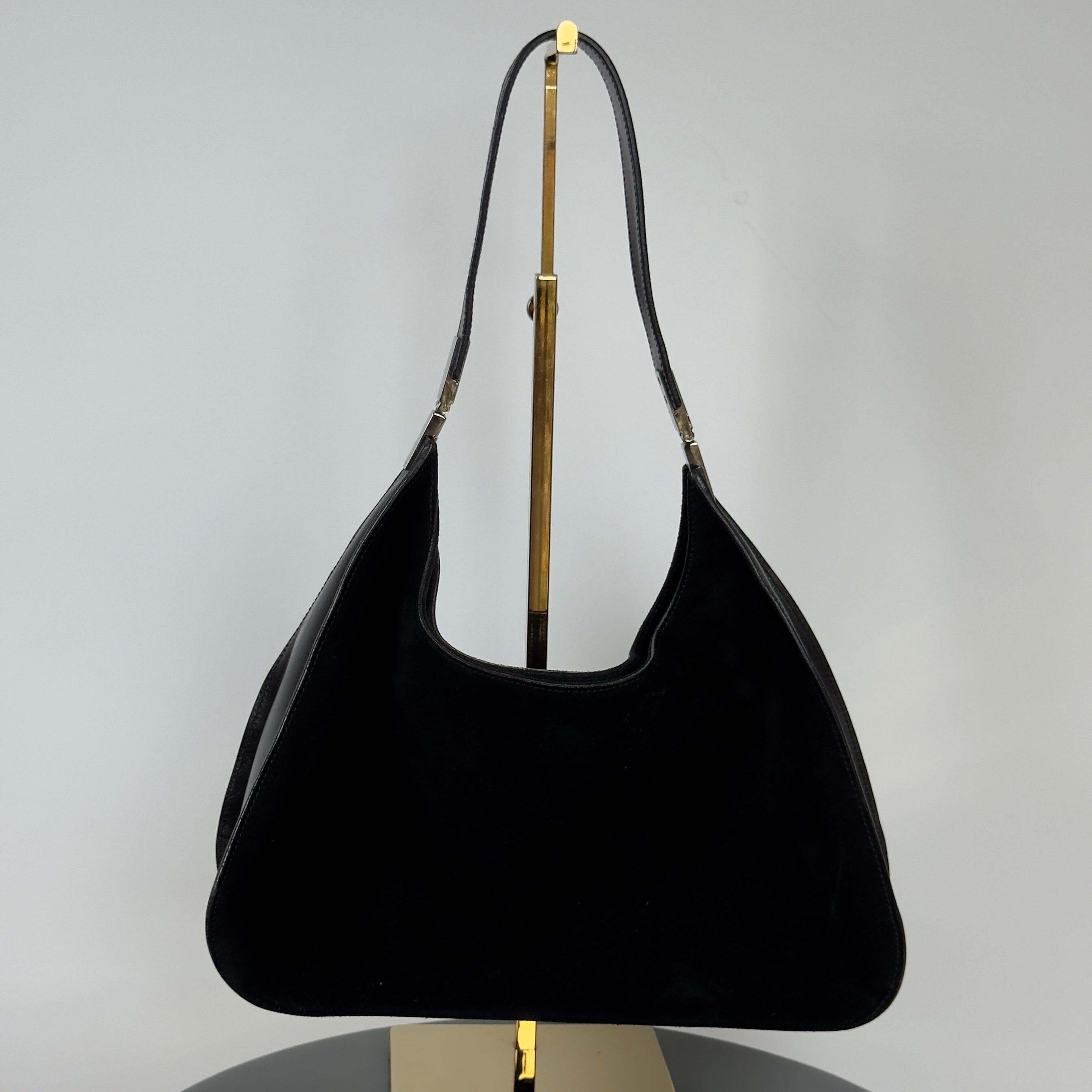 Gucci Black Suede Hobo - Queen May