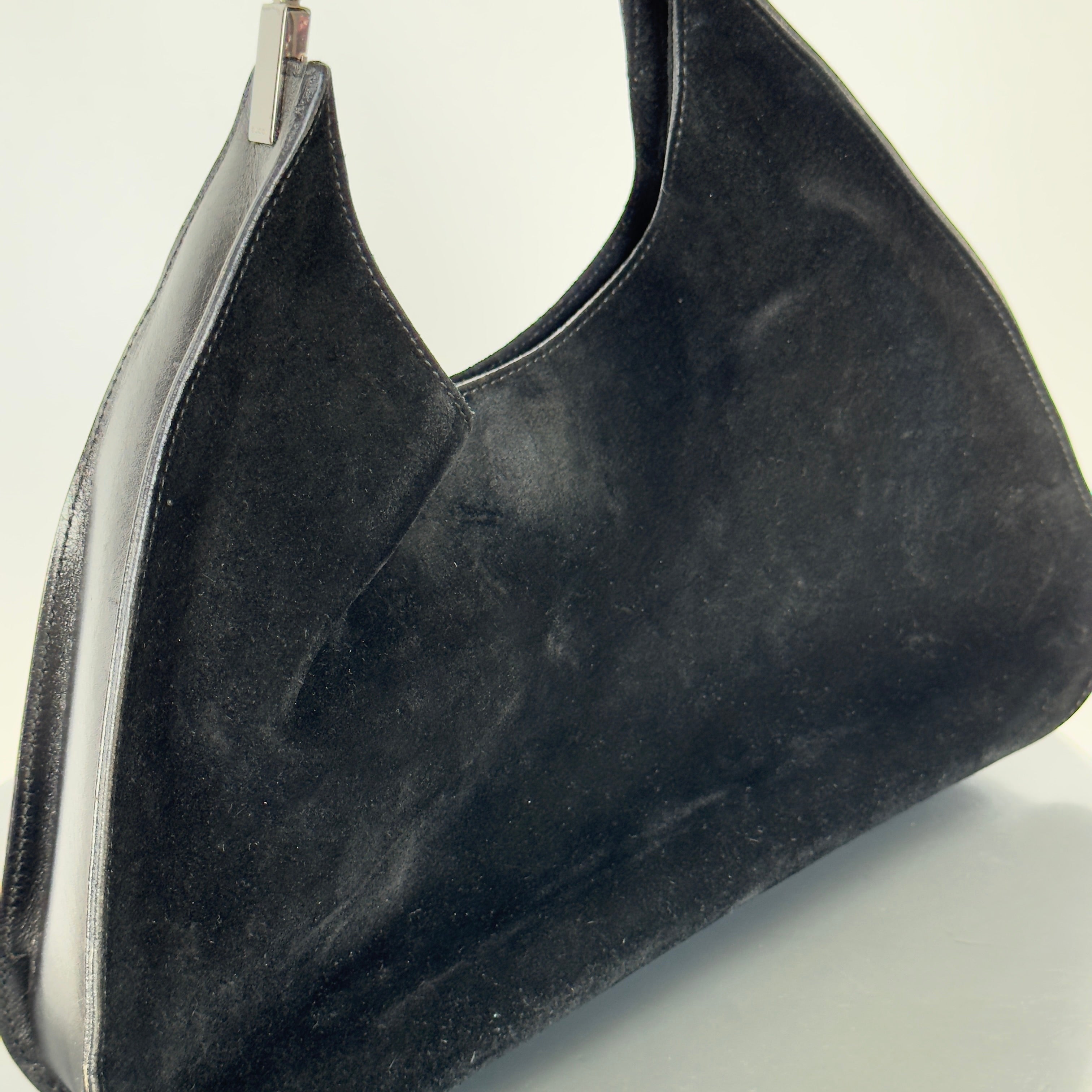 Gucci Black Suede Hobo - Queen May