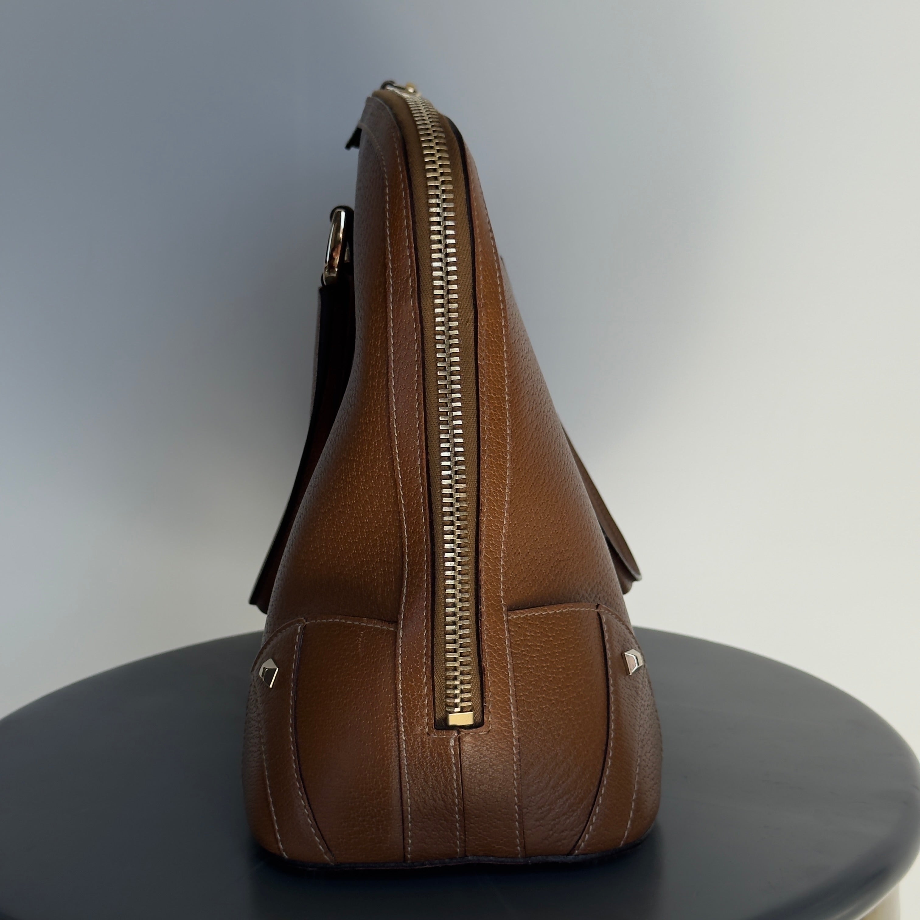Gucci GG Canvas Nailhead Dome Handle Bag - Queen May
