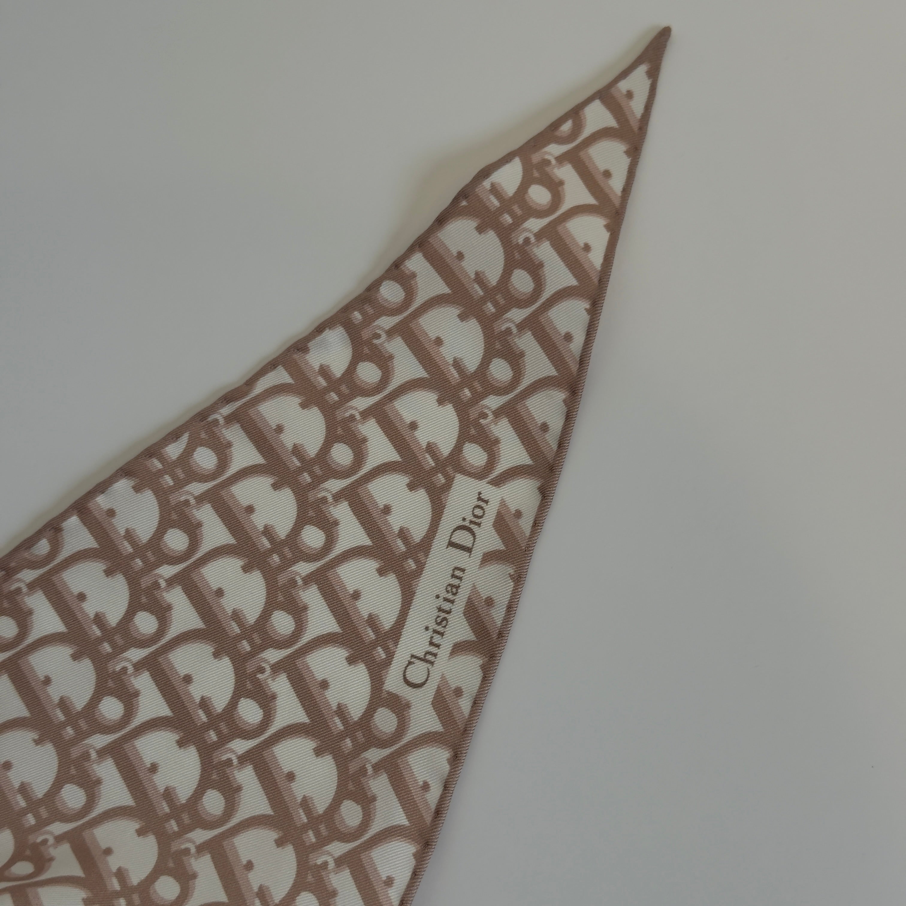 Christian Dior Oblique Silk Scarf Diamond Rose - Queen May