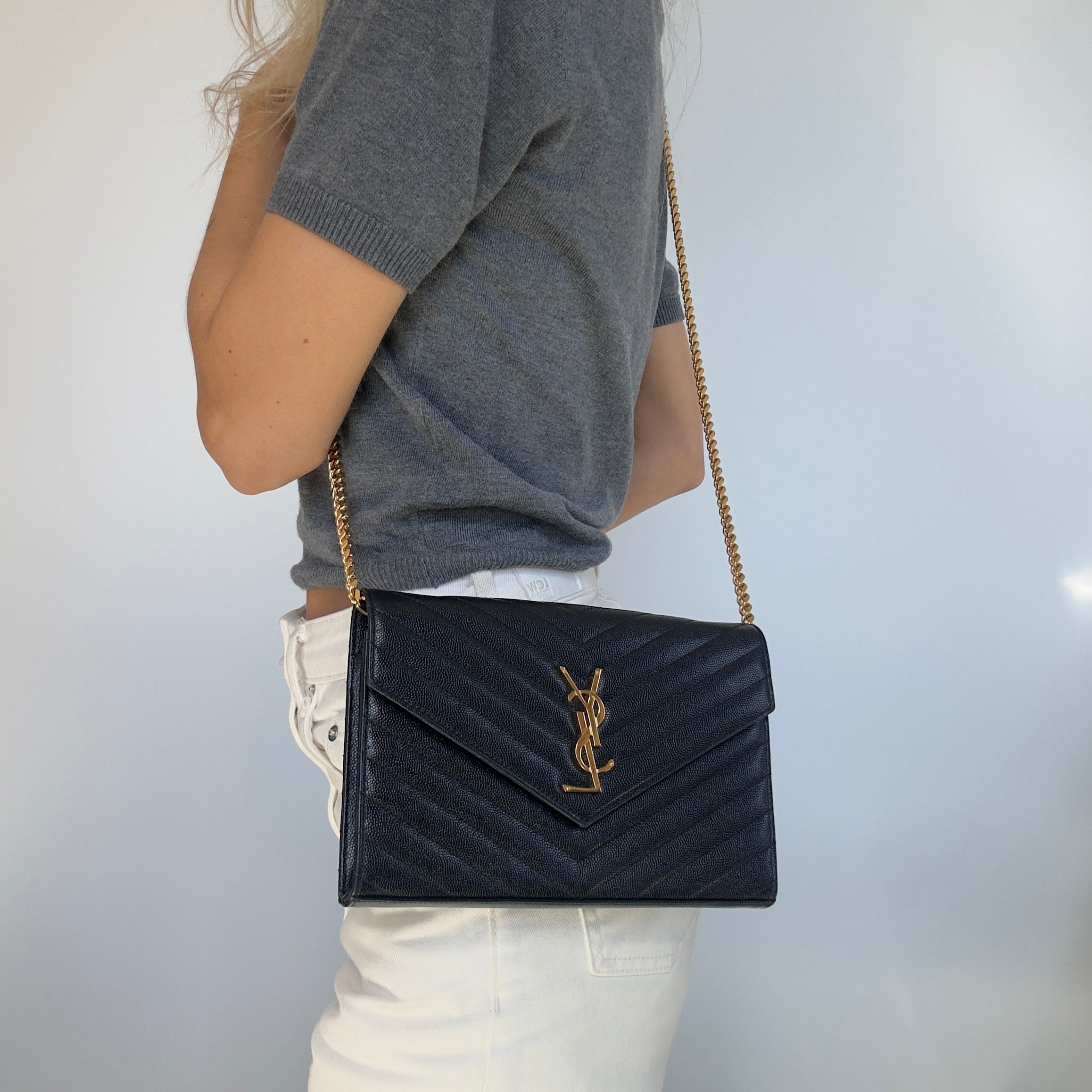 Saint Laurent Chevron Cassandre - Queen May