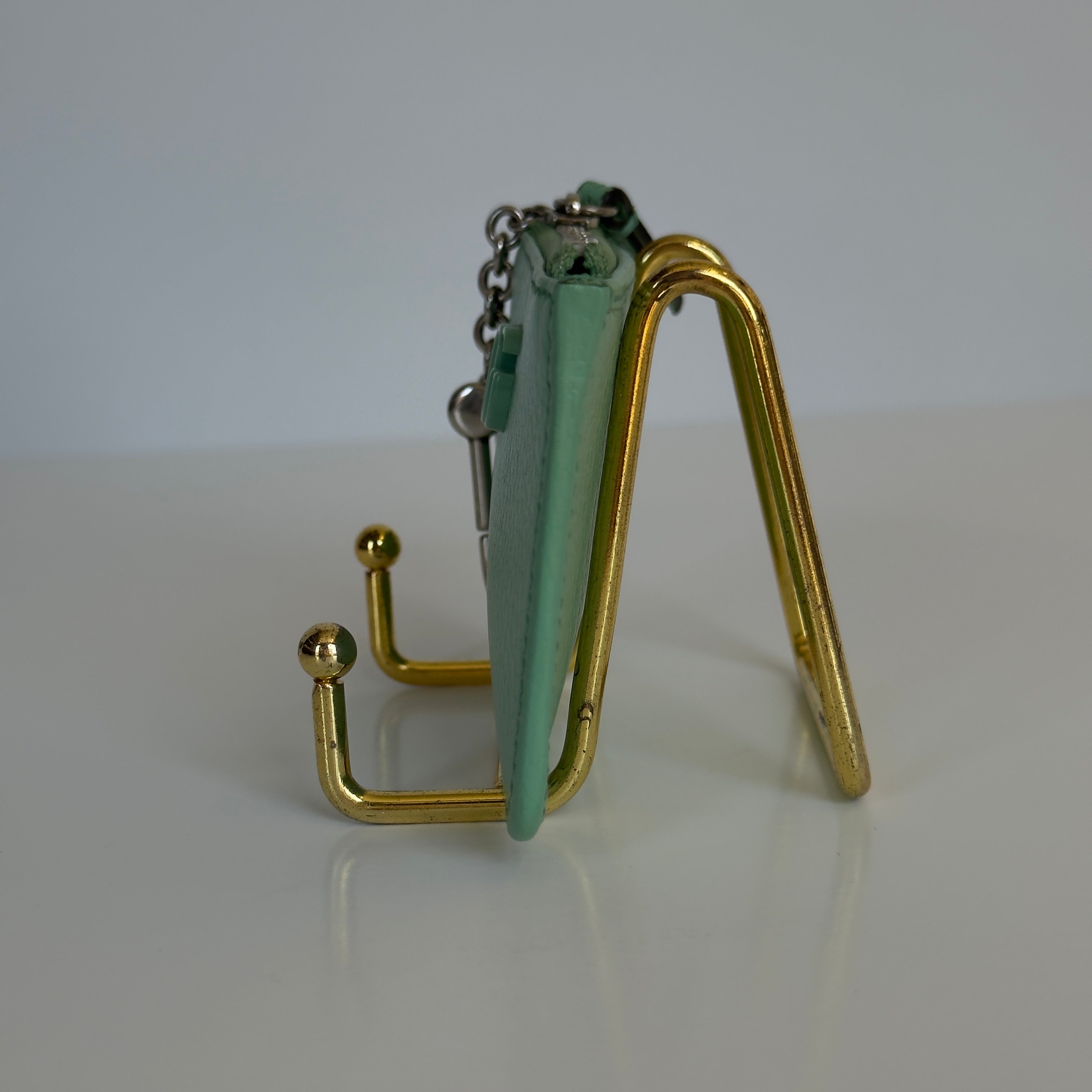 Gucci GG Marmont Leather Key Pouch Green - Queen May