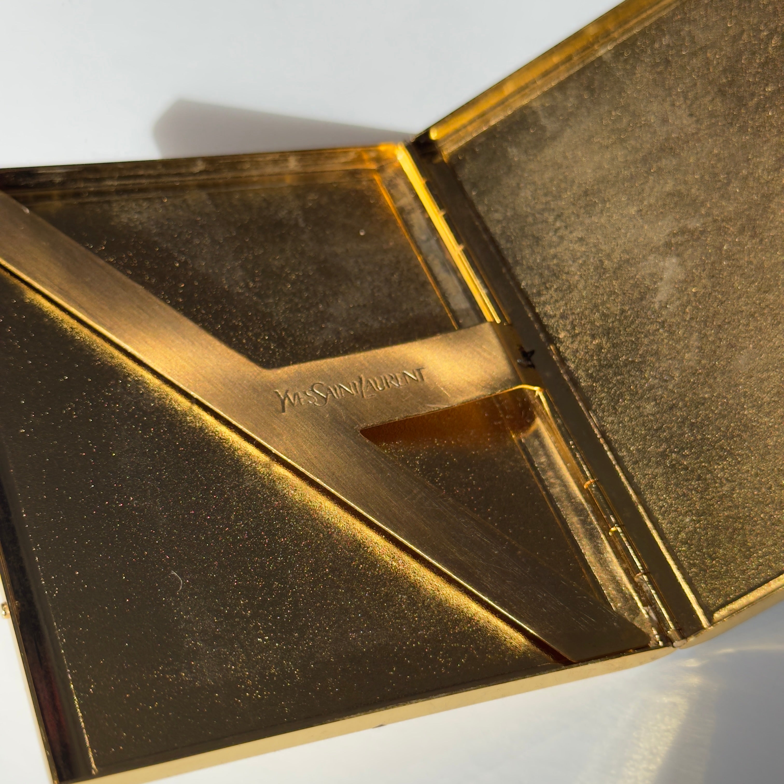 Vintage Yves Saint Laurent Cigarette Case / Card Holder - Queen May