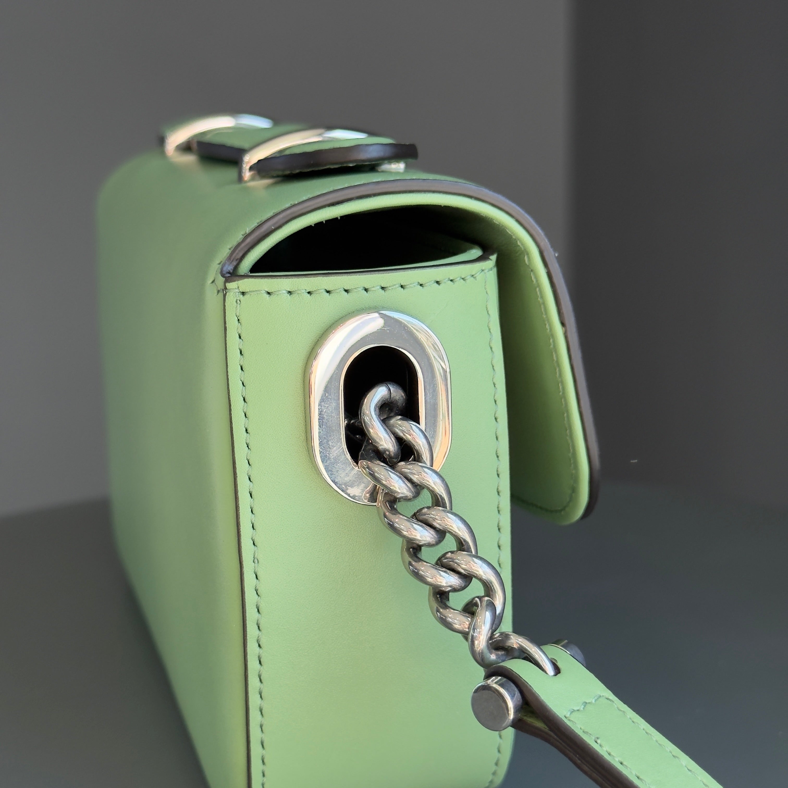Gucci Petite GG Mini Shoulder Bag--Green - Queen May