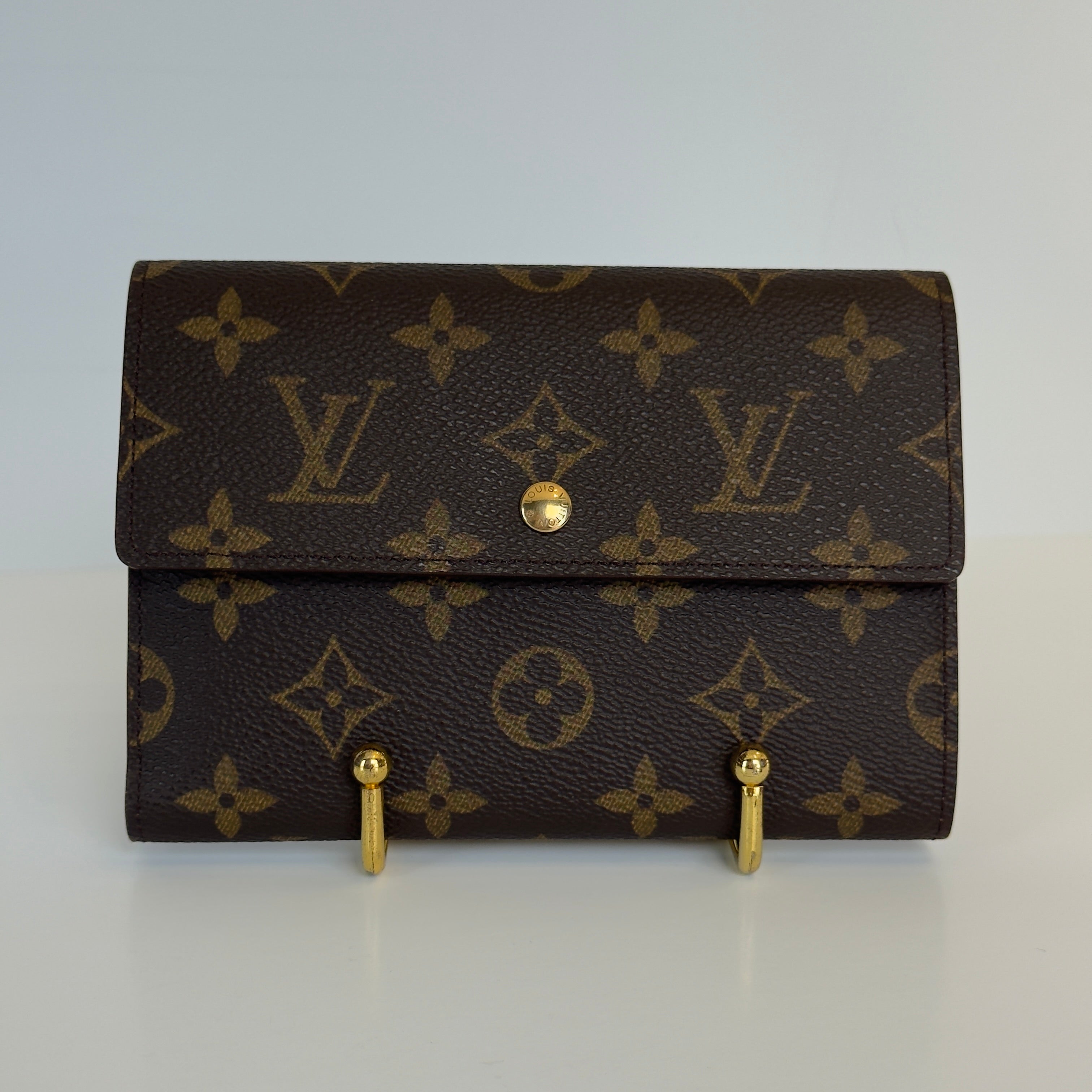 Louis Vuitton Porte Tresor Etui Papiers Wallet Monogram - Queen May