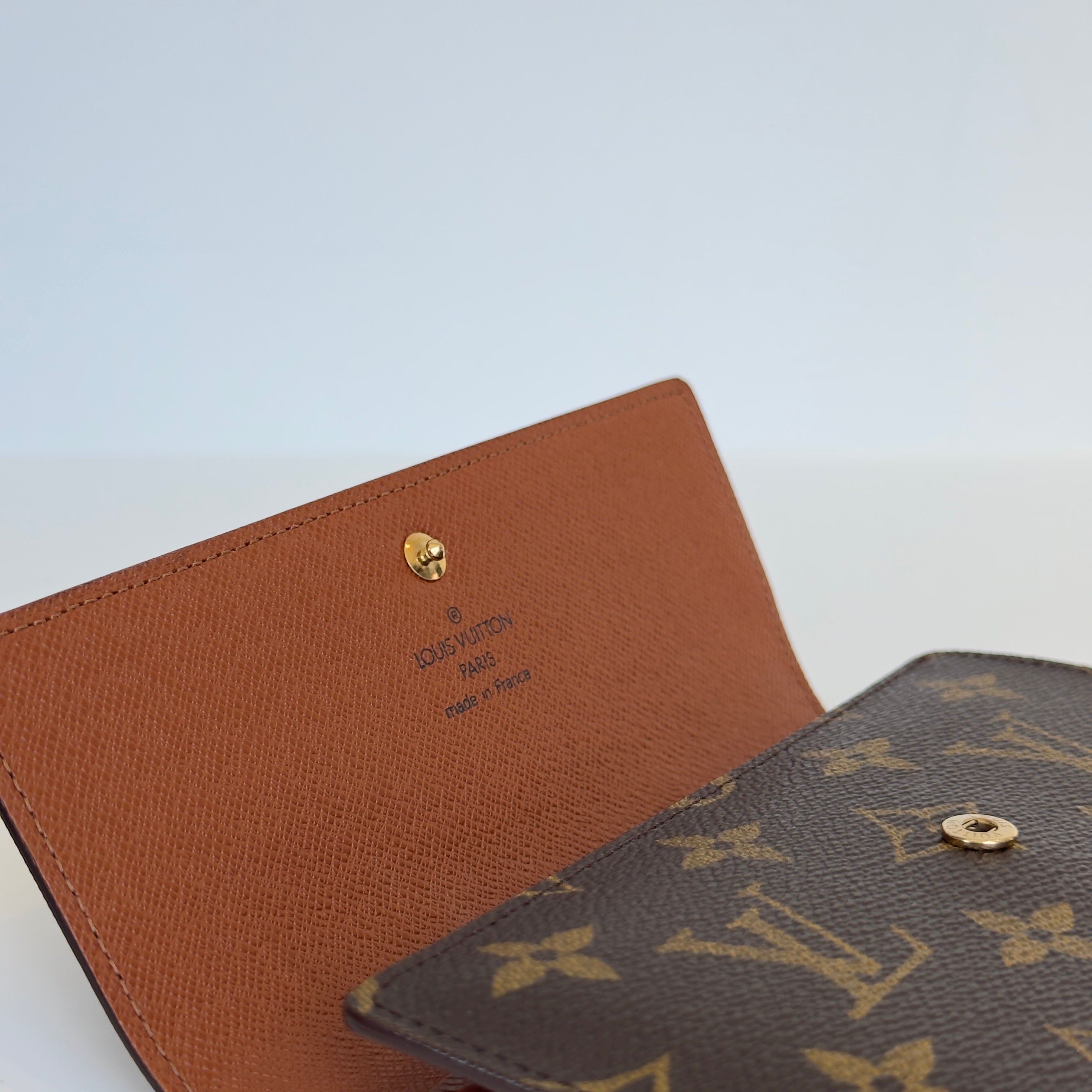 Louis Vuitton Porte Tresor Etui Papiers Wallet Monogram - Queen May