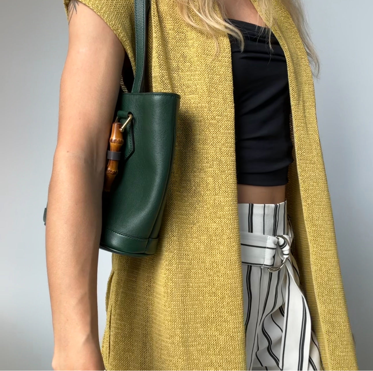 Gucci Diana Leather Tote Bag - Queen May