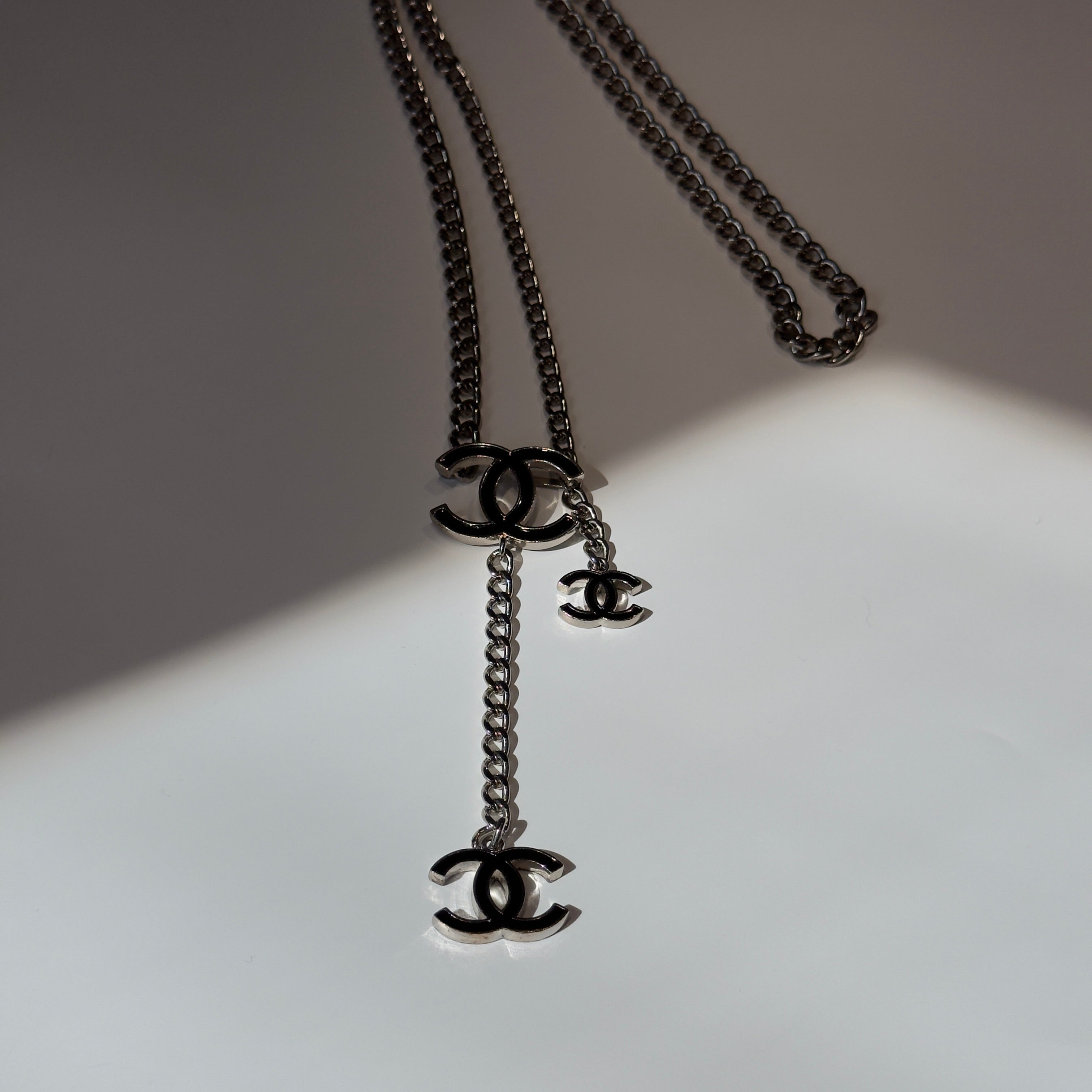 Vintage Chanel Double CC Necklace / Belt - Queen May