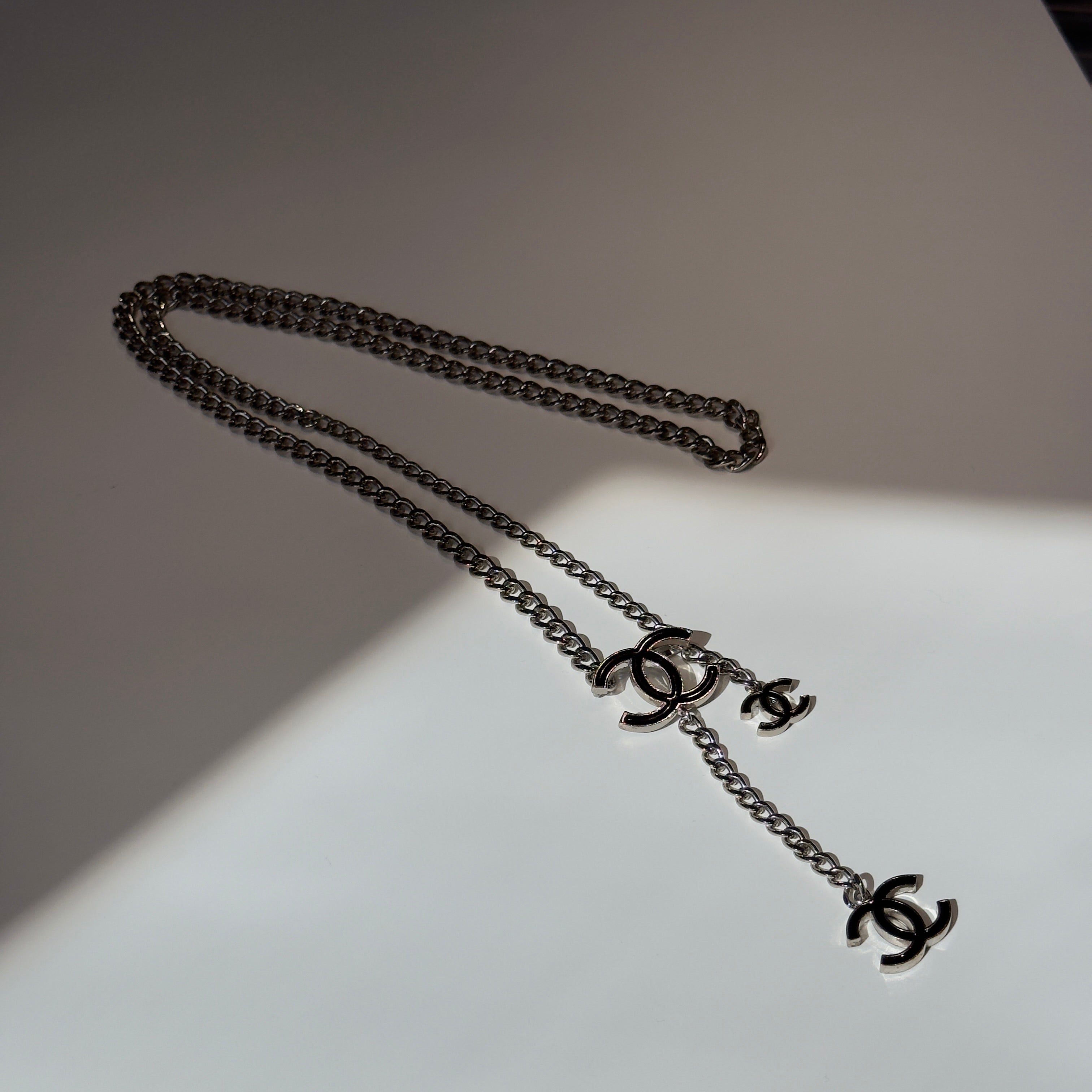 Vintage Chanel Double CC Necklace / Belt - Queen May