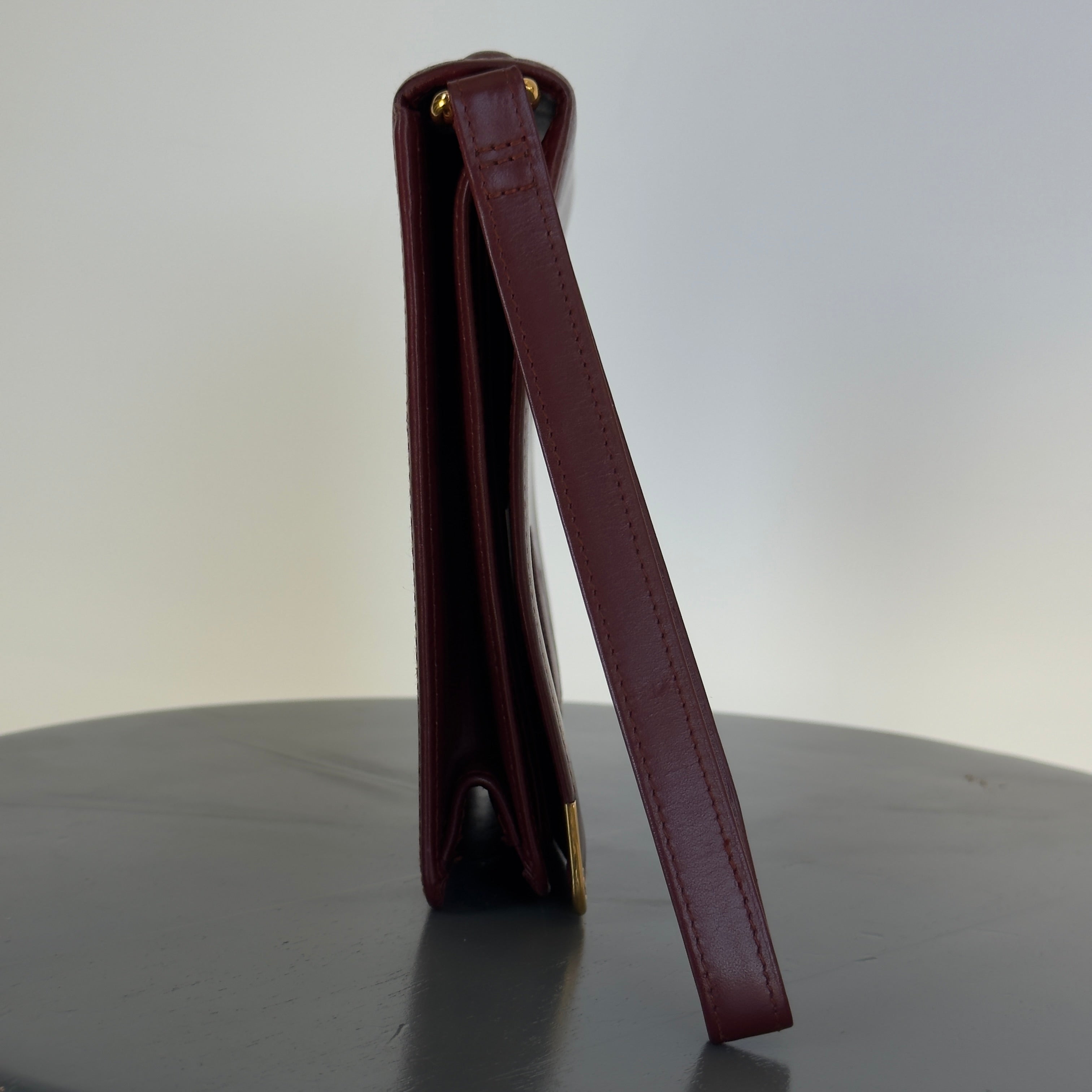 Cartier Signature Clutch Burgundy - Queen May